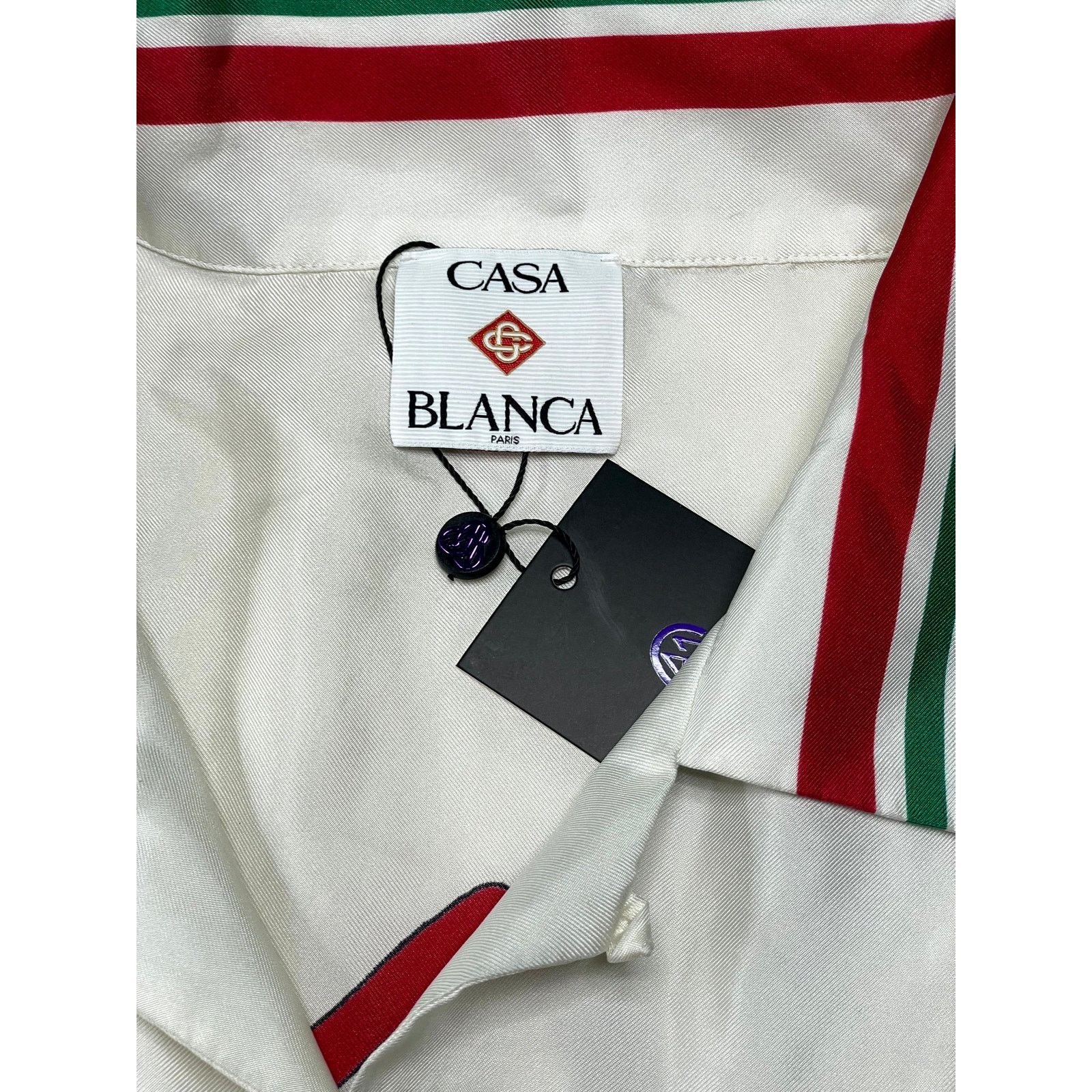 Casablanca Casablanca Casa Way 25 Vacation White & Multicolor Shirt Size US XXL / EU 58 / 5 - 3 Thumbnail