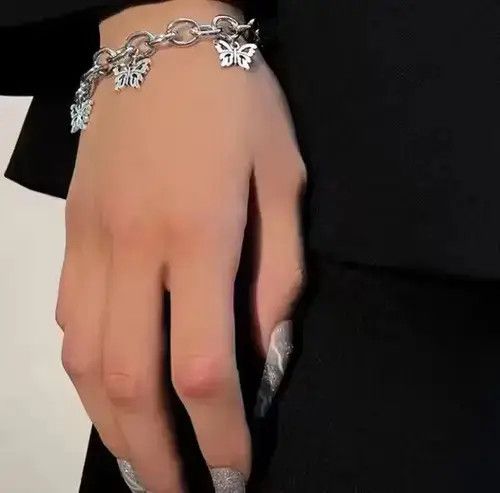Jewelry Streetwear Vintage Butterfly Bracelet Size ONE SIZE - 2 Thumbnail