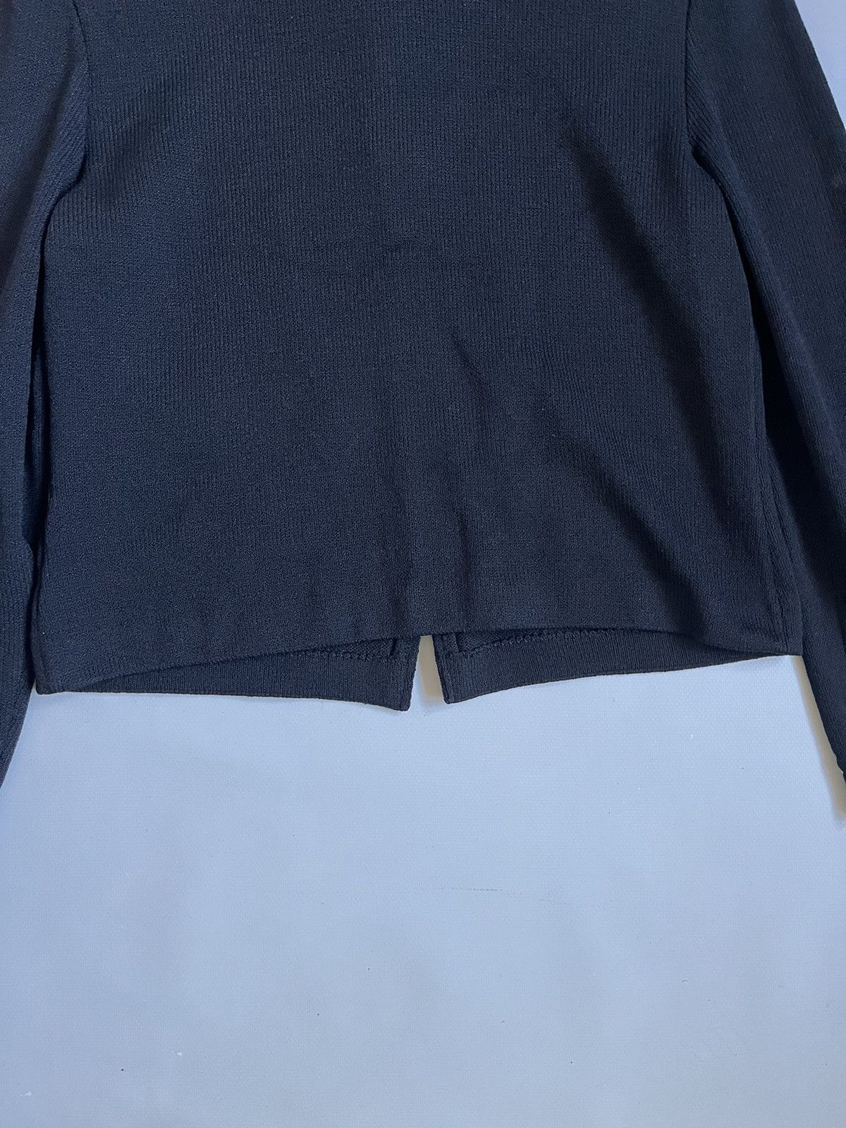 St. John ST.JOHN Collection Marie Gray Knit Wool Viscose Zip Jacket Size M / US 6-8 / IT 42-44 - 16 Thumbnail