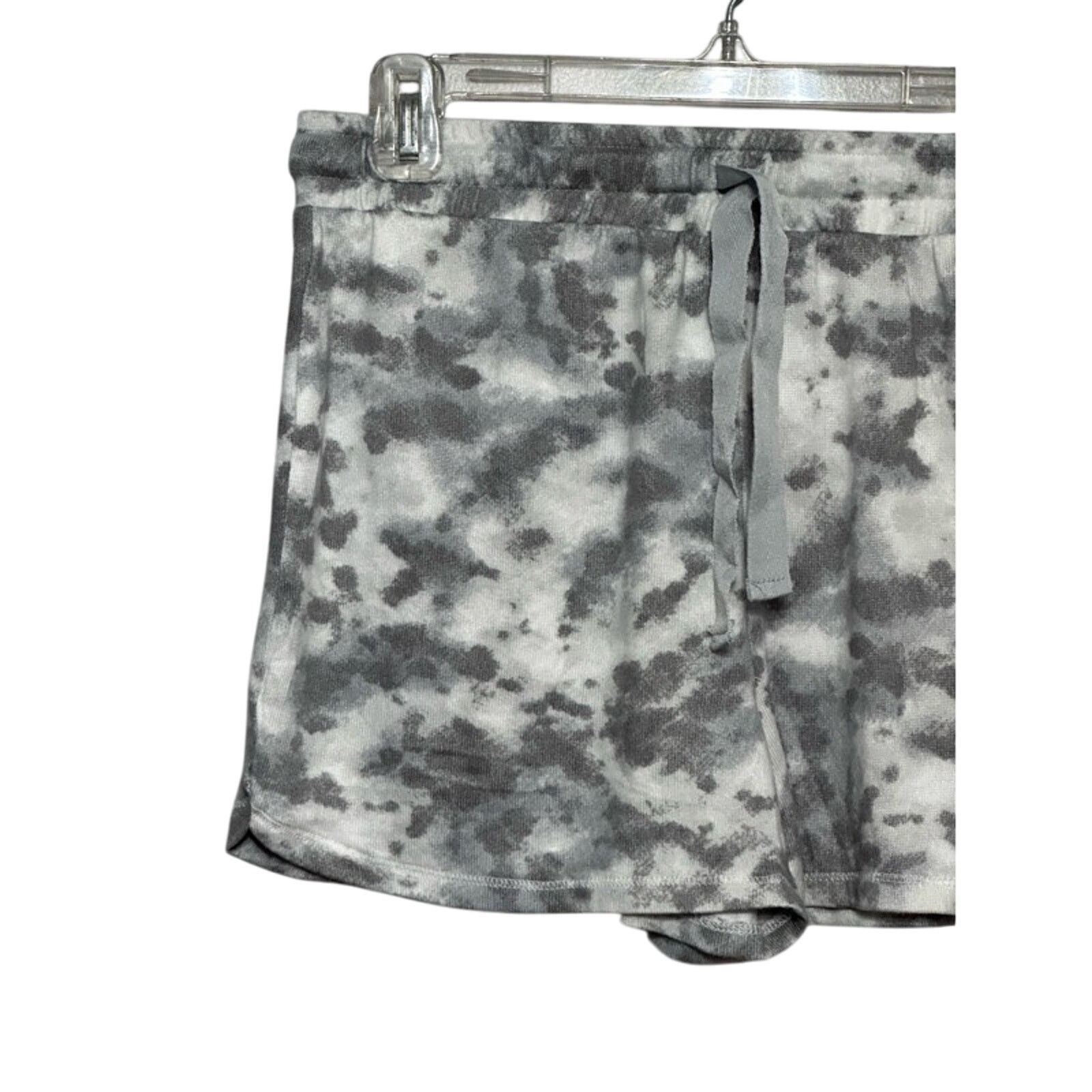 Other Lounge Shorts Tie Dye Soft High Rise Knit Gray M NWOT Size 32" / US 10 / IT 46 - 2 Thumbnail
