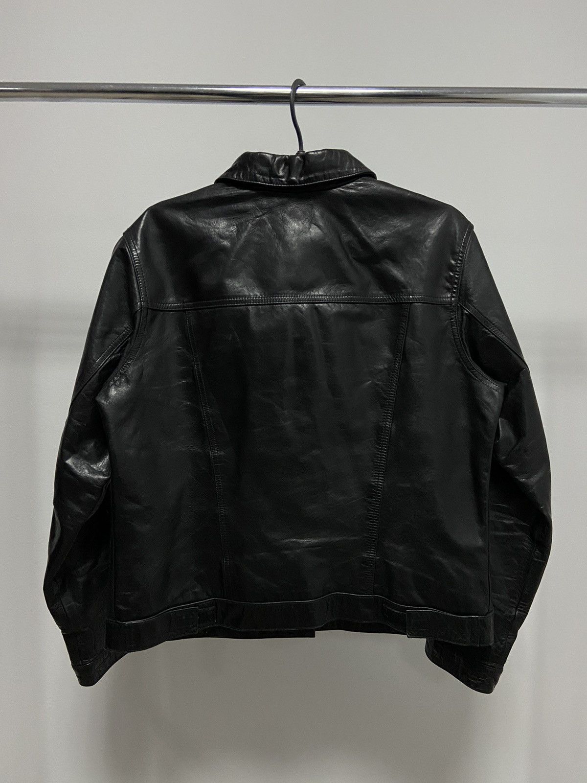 Gap × Vintage Gap Vintage Leather jacket archival Y2K avant Garde Size US L / EU 52-54 / 3 - 3 Thumbnail