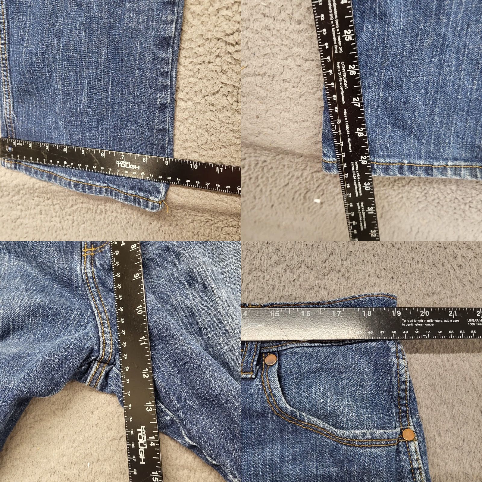 Wrangler Wrangler Retro Jeans Mens 38x32 Blue Relaxed Bootcut Denim Western Outdoor Jeans Size US 38 / EU 54 - 8 Thumbnail