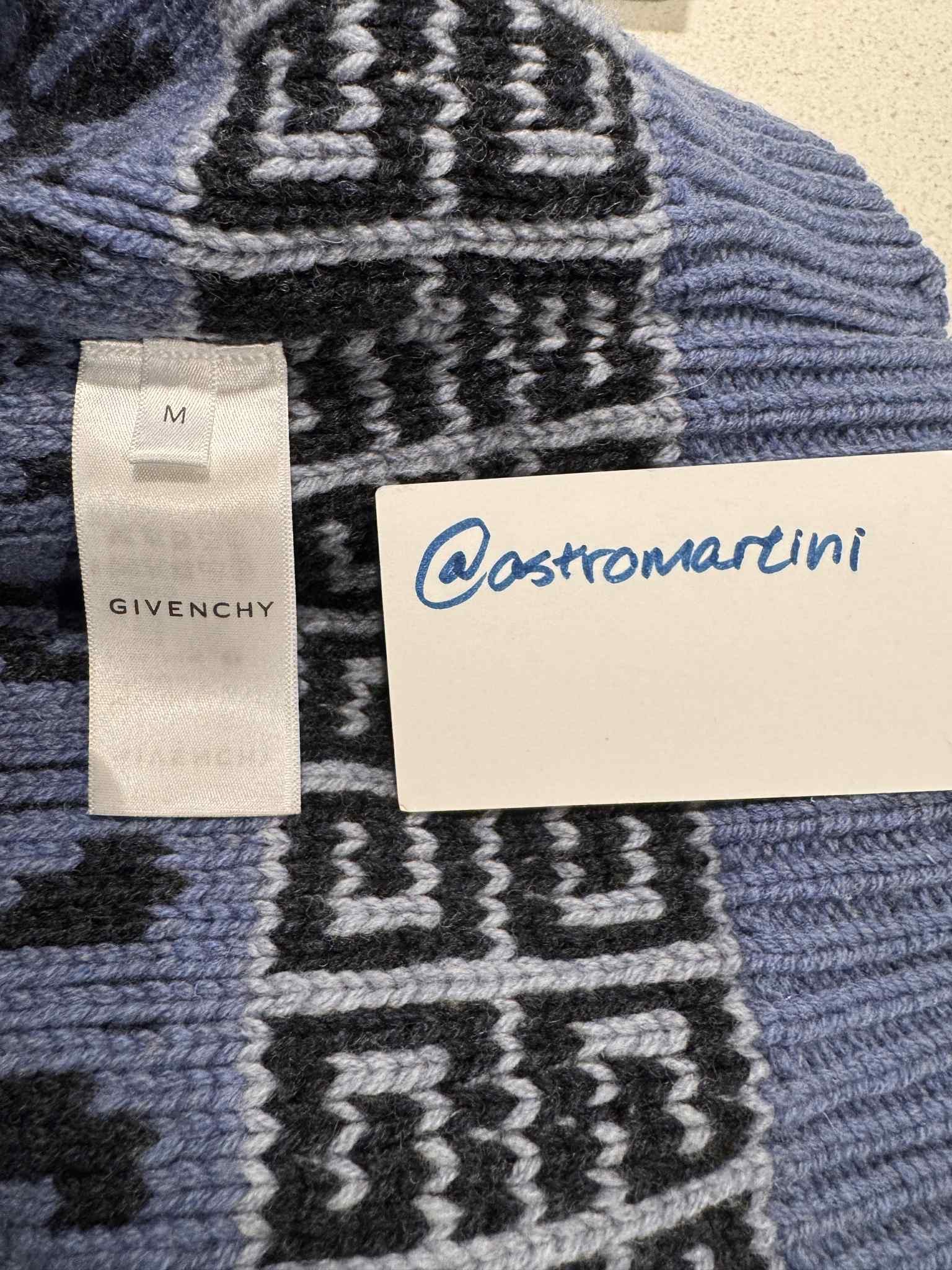 Givenchy Givenchy x Chito SS22 Runway Lambswool Crewneck Sweater Size US M / EU 48-50 / 2 - 4 Thumbnail