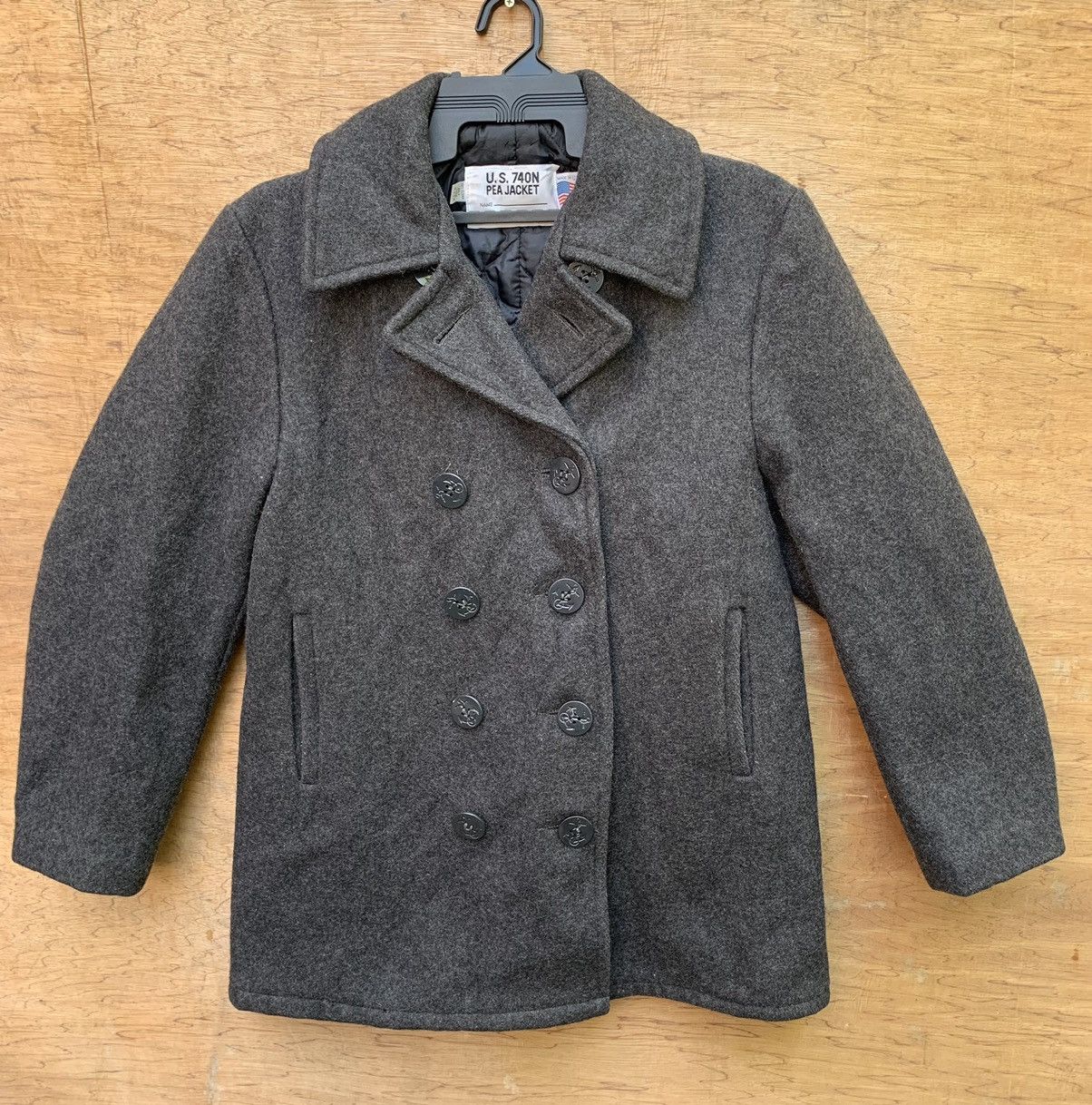 Schott Rare Vintage US 74ON PEA JACKET by SCHOTT Size US L / EU 52-54 / 3 - 3 Thumbnail