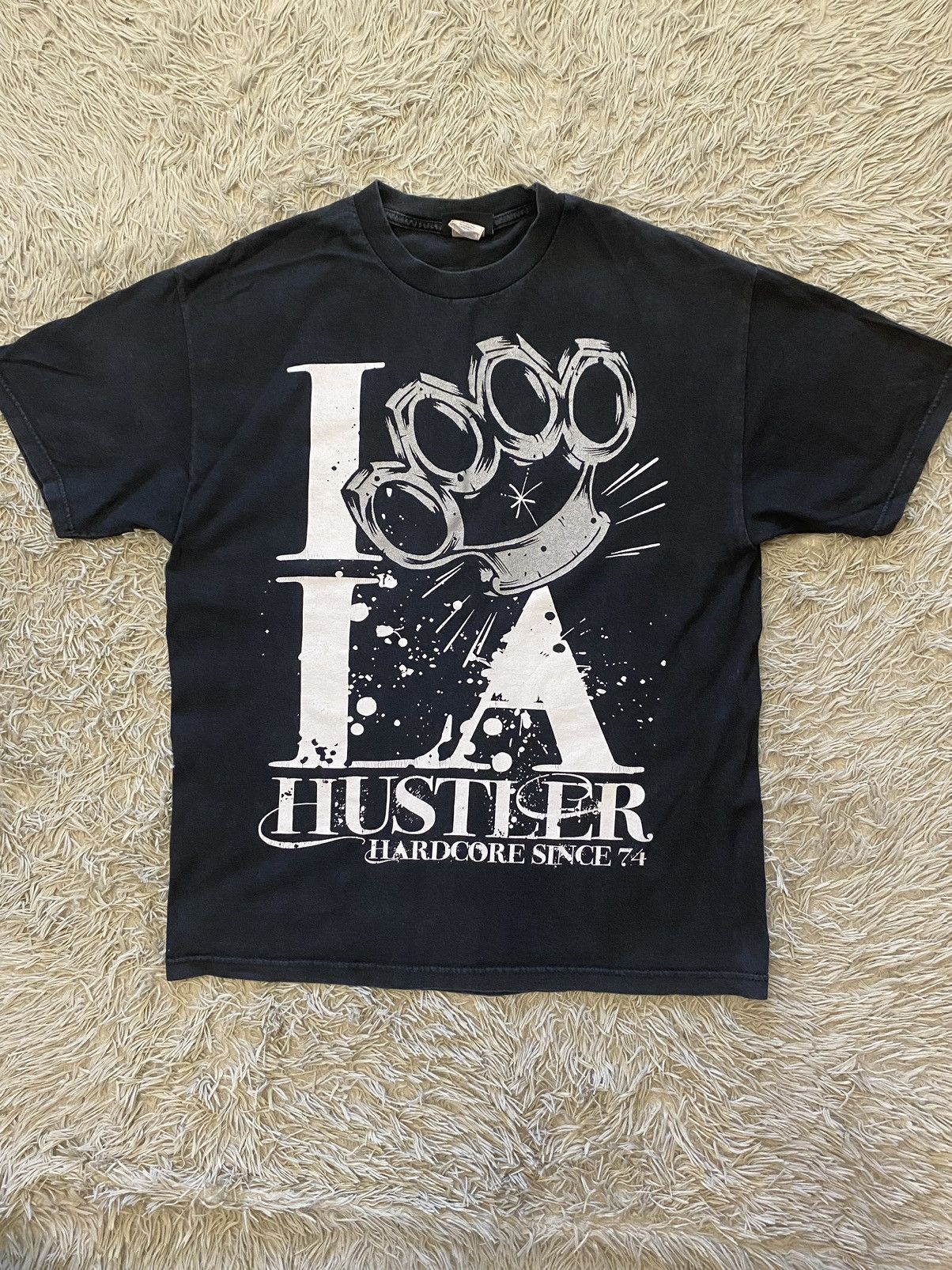 Affliction × Vintage Vintage Hustler Hardcore TV XXX Chanel Sex Grunge T-Shirt Size US XL / EU 56 / 4 - 1 Thumbnail