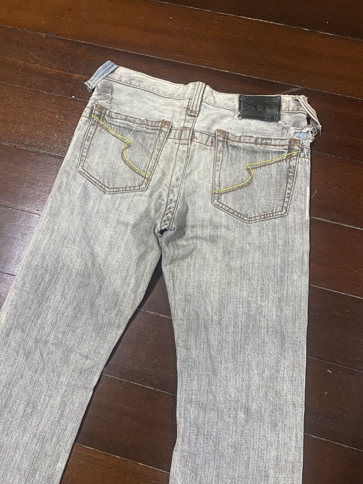 semanticdesign Semantic Design Clawmark art design Thrashed Denim Jeans Size US 34 / EU 50 - 14 Thumbnail