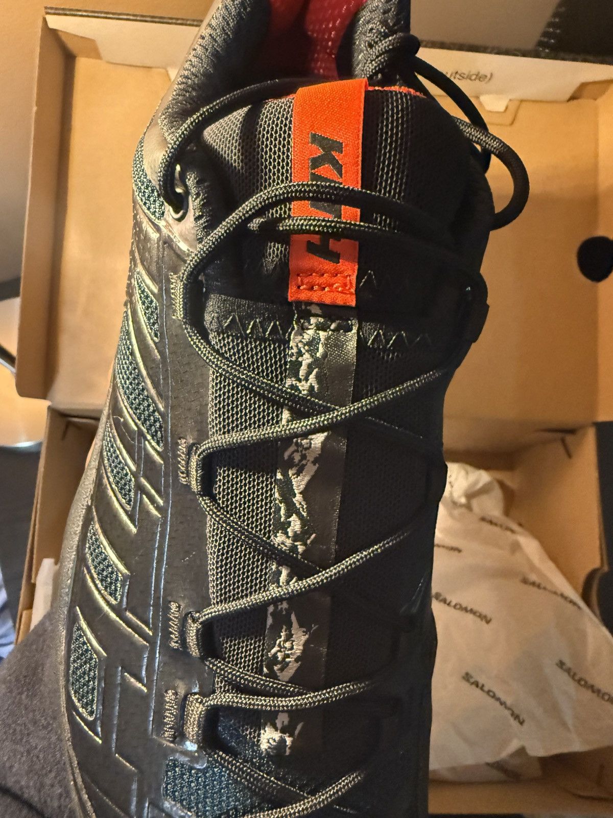 Kith × Salomon Salomon XT-4K Kith Kithmas Black Size US 9 / EU 42 - 8 Thumbnail