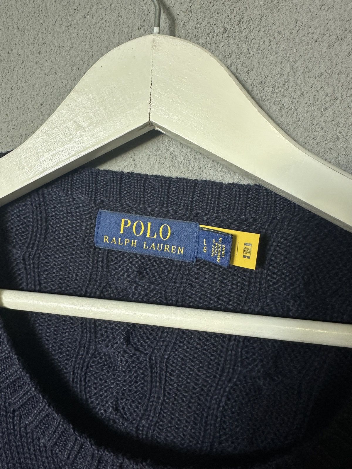 Polo Ralph Lauren × Ralph Lauren Polo Ralph Lauren Cable Knit Sweater Size US L / EU 52-54 / 3 - 4 Thumbnail