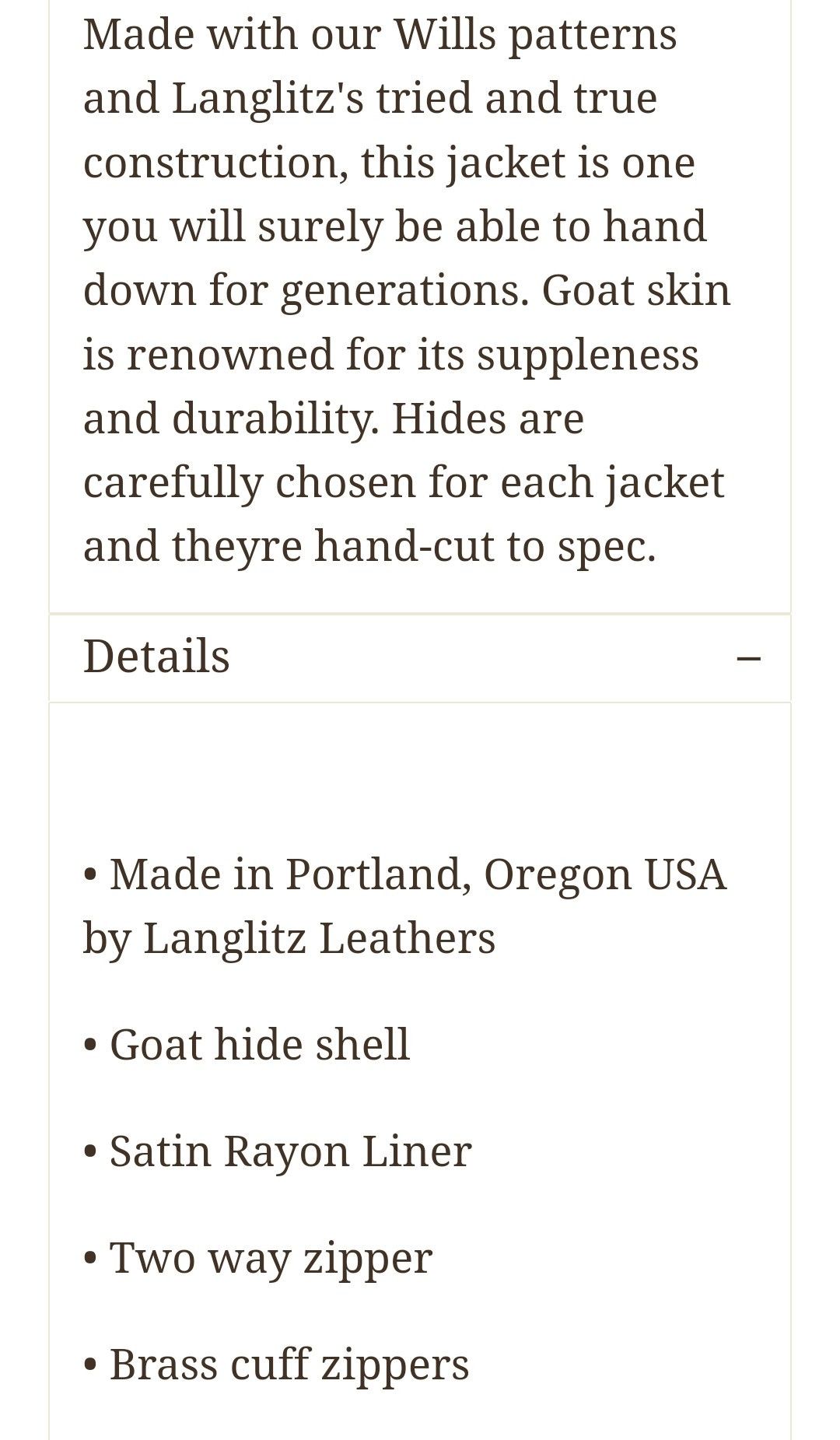 Ship John Ship John X Langlitz Wills Leather Jacket XS Size US XS / EU 42 / 0 - 19 Thumbnail