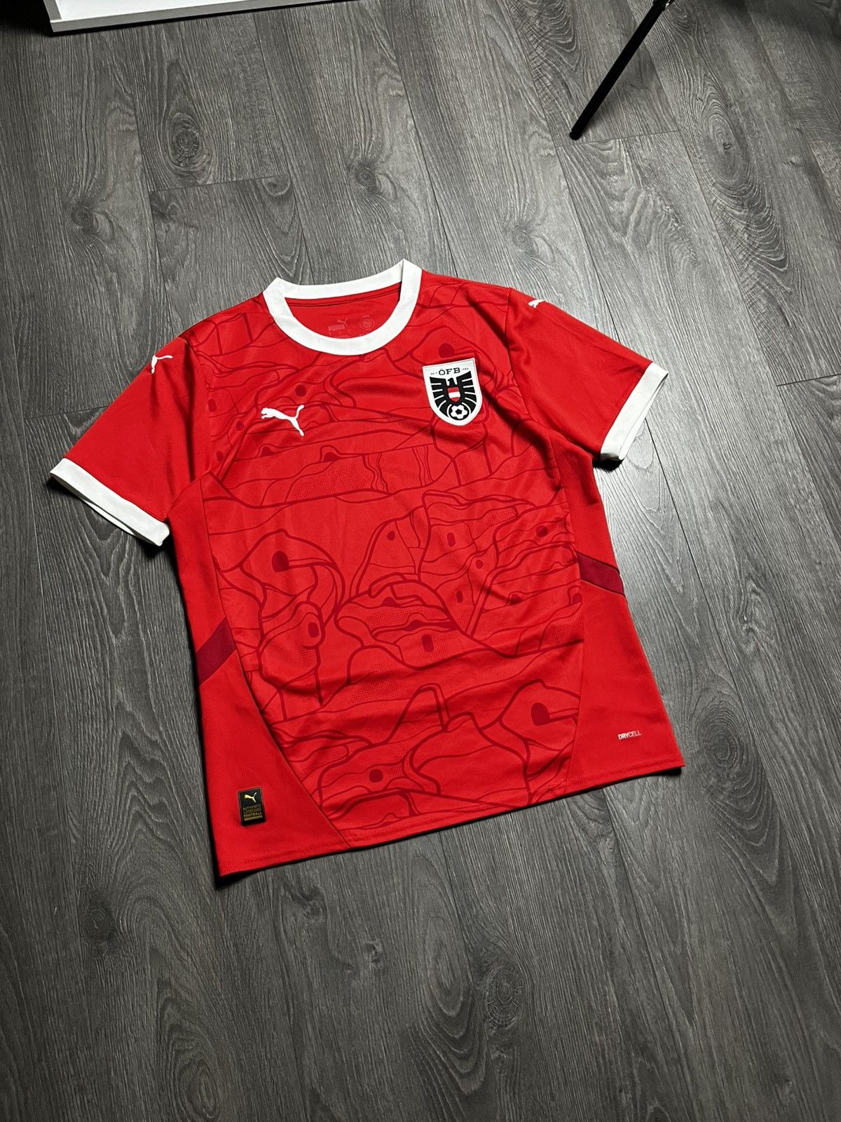 Puma Puma Austria National Team 2024 Home Jersey Blokecore Size US L / EU 52-54 / 3 - 1 Thumbnail