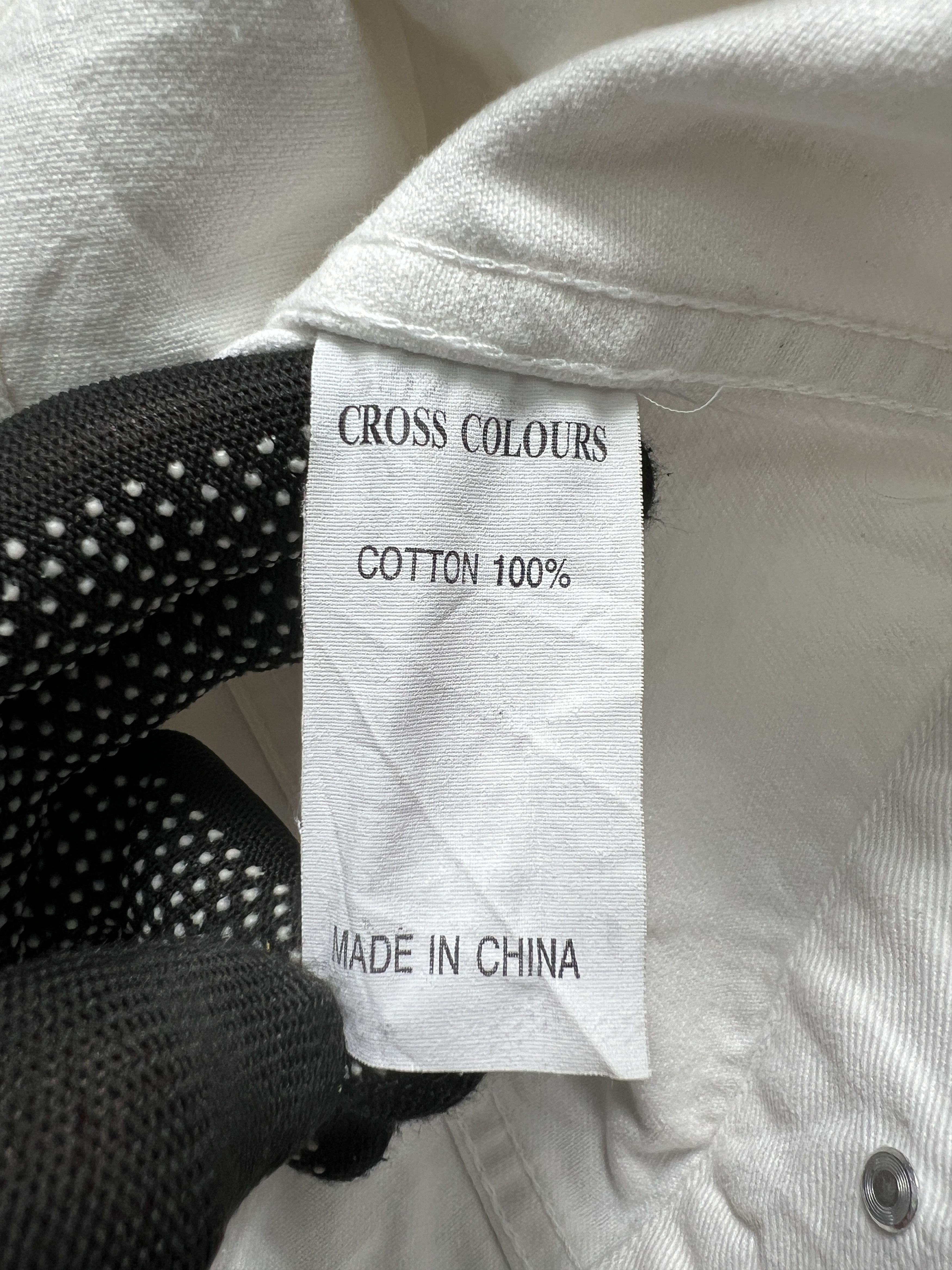 Cross Colours Vintage Cross Colours White Denim Jacket (XXL) JKA006 Size US XXL / EU 58 / 5 - 7 Thumbnail