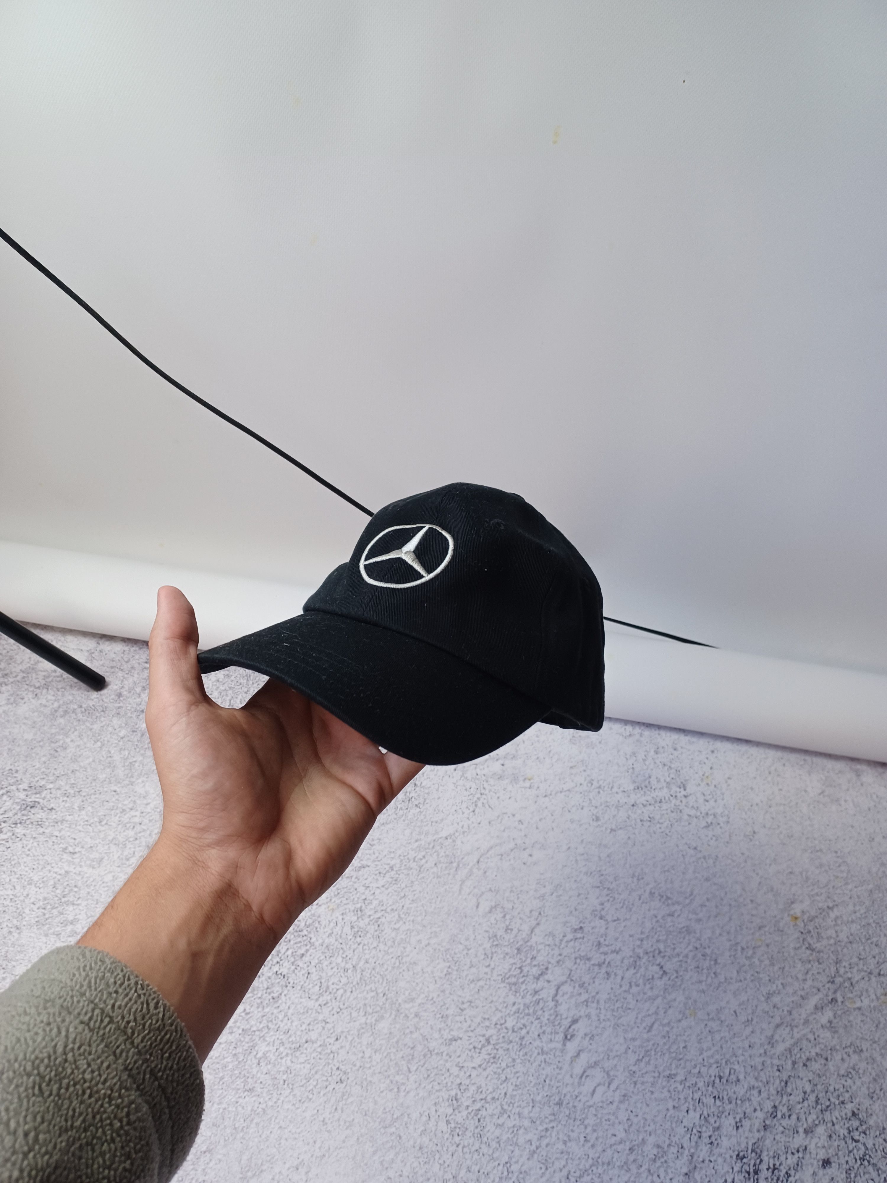 Mercedes-Benz × Vintage Mercedes Benz Cap Hat Vintage Racing Big Logo Size ONE SIZE - 1 Thumbnail