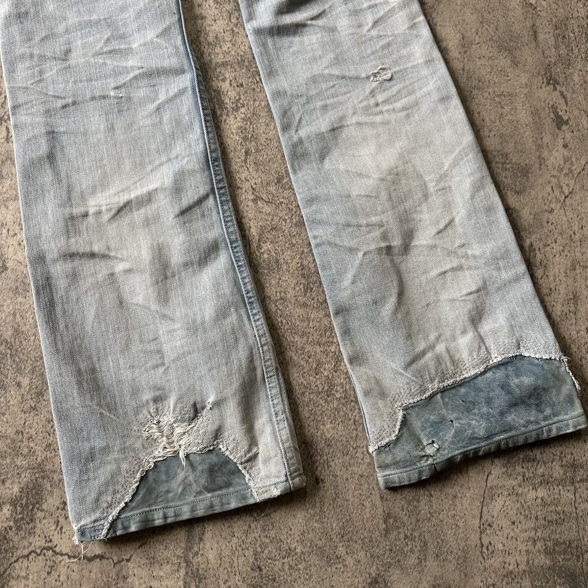 Isamu Katayama Backlash Isamu Katayama Backlash ‘Leather Repair’ Distressed Denim Size US 31 - 9 Thumbnail