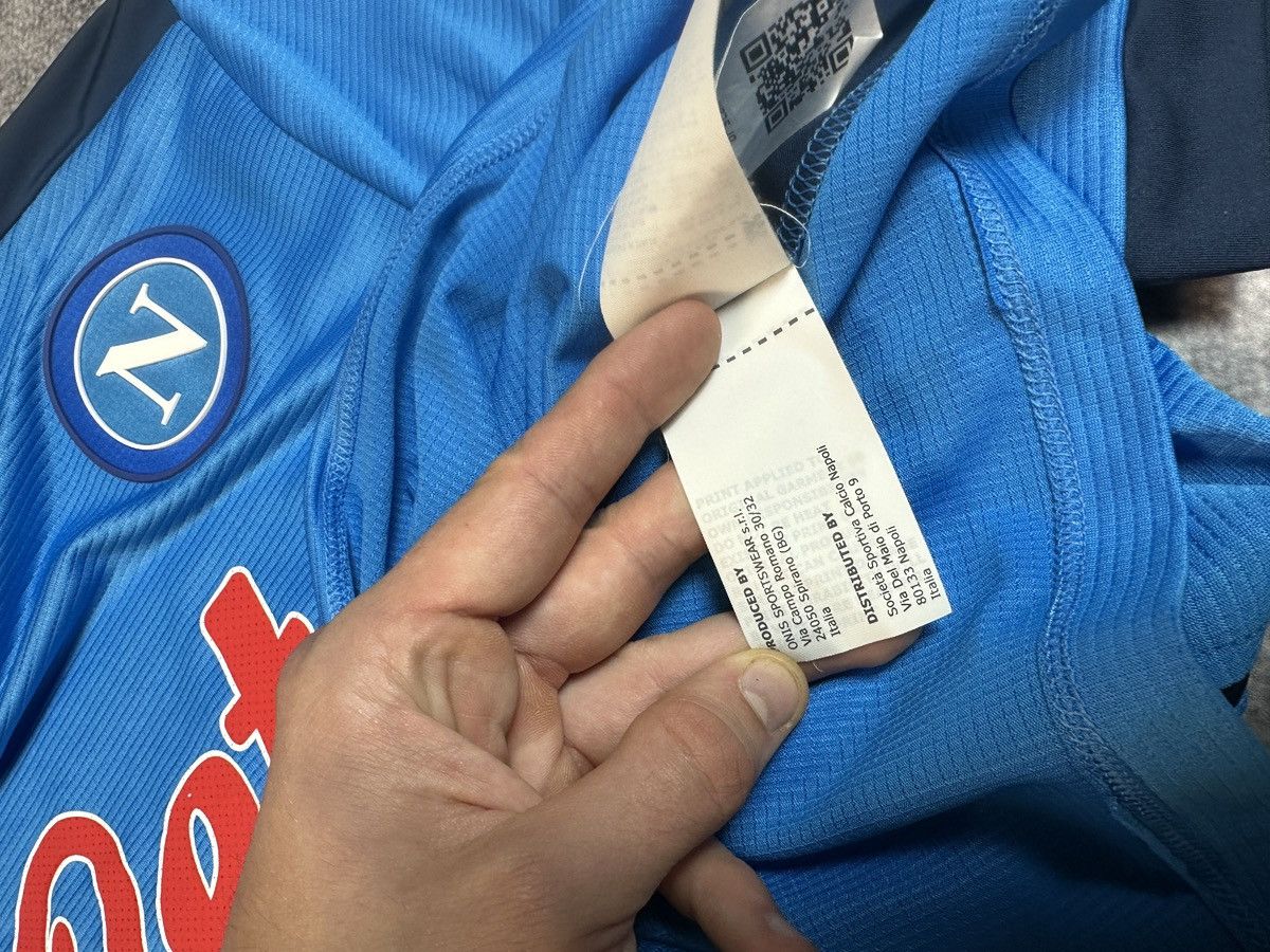 Emporio Armani Vintage EA7 Napoli Soccer Jersey Blokecore Style S Rare Size US S / EU 44-46 / 1 - 5 Thumbnail
