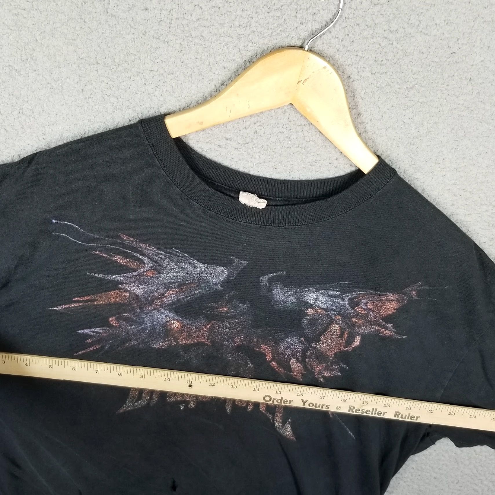 Anvil VINTAGE Dragon Force T-Shirt Band Grunge Shirt Adult Large Black - 2000s - Anvil Logo Mens Size US L / EU 52-54 / 3 - 5 Thumbnail