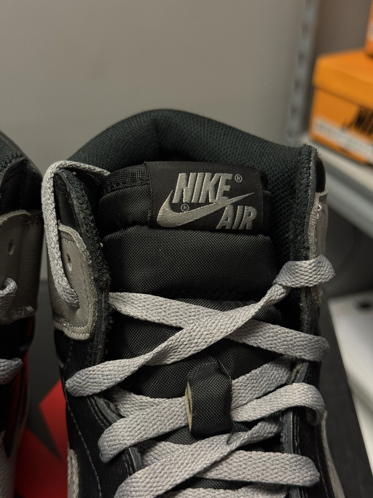 Jordan Brand × Nike Jordan 1 High Shadow Toe (2018) Size 14 Pre Owned Size US 14 / EU 47 - 6 Thumbnail