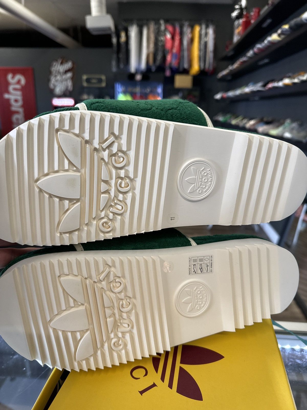 Gucci ADIDAS GUCCI SLIDED Size US 11 / EU 44 - 2 Thumbnail