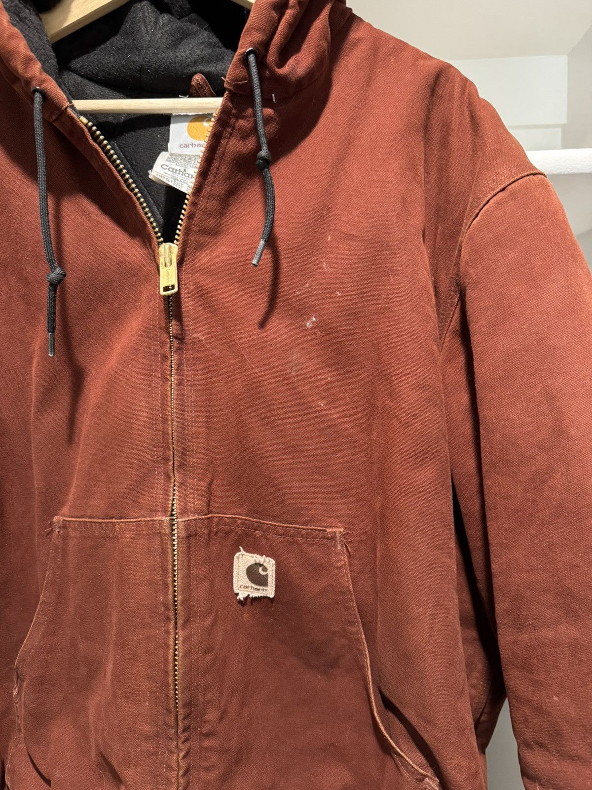 Carhartt Charhartt hooded zip up maroon men’s Size US XL / EU 56 / 4 - 4 Thumbnail