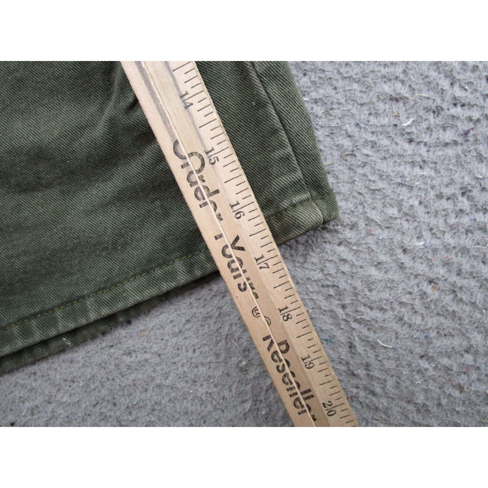 Vintage VINTAGE Union Bay Womens Green Denim Jean Shorts Junior Size 5 Skater Pockets Summer 90s Womens Size 27" / US 4 / IT 40 - 6 Thumbnail