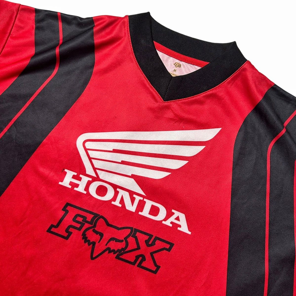 Fox Racing × Honda × Vintage Vintage 00s Honda Fox Racing Motocross Jersey Size US M / EU 48-50 / 2 - 6 Thumbnail