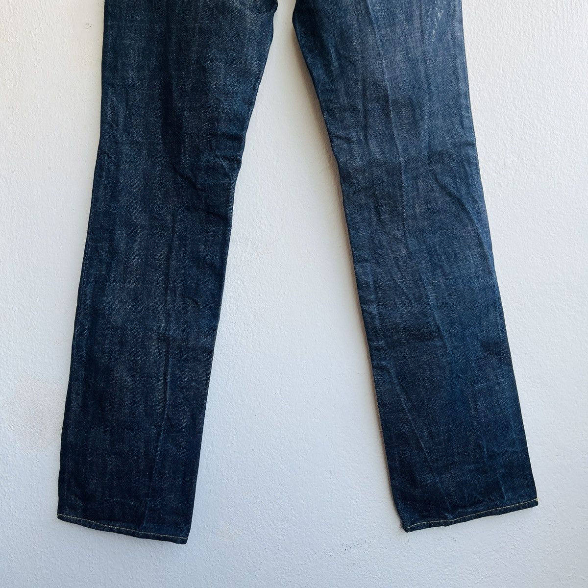 Rude Vintage Rare Rude Gallery Hard Denim Selvedge Jeans Size US 31 - 13 Thumbnail