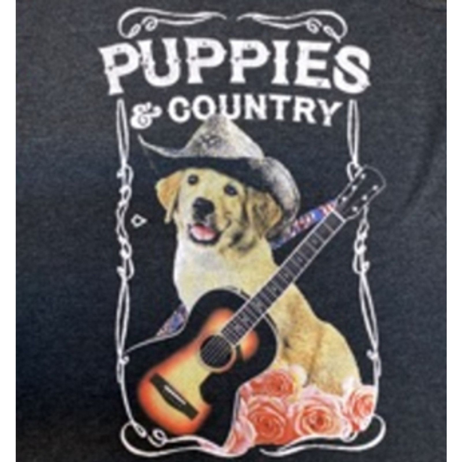 Other Country Music Dog Graphic Tank Top Puppies Make Me Happy S Size S / US 4 / IT 40 - 4 Thumbnail