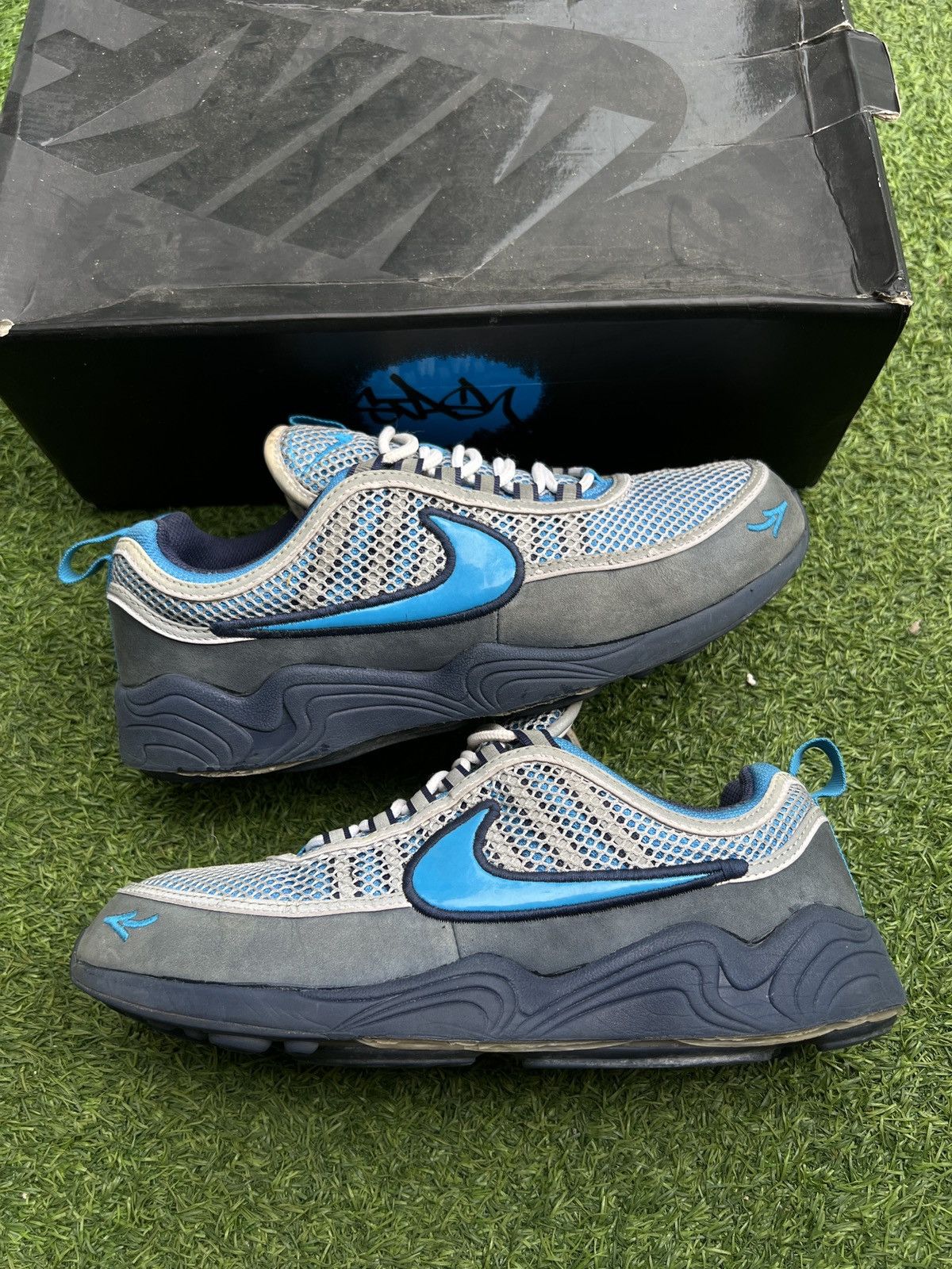 Nike Nike Air Zoom Spiridon 16 Stash Harbor Blue Navy AH7973-400 Size US 9.5 / EU 42-43 - 2 Thumbnail