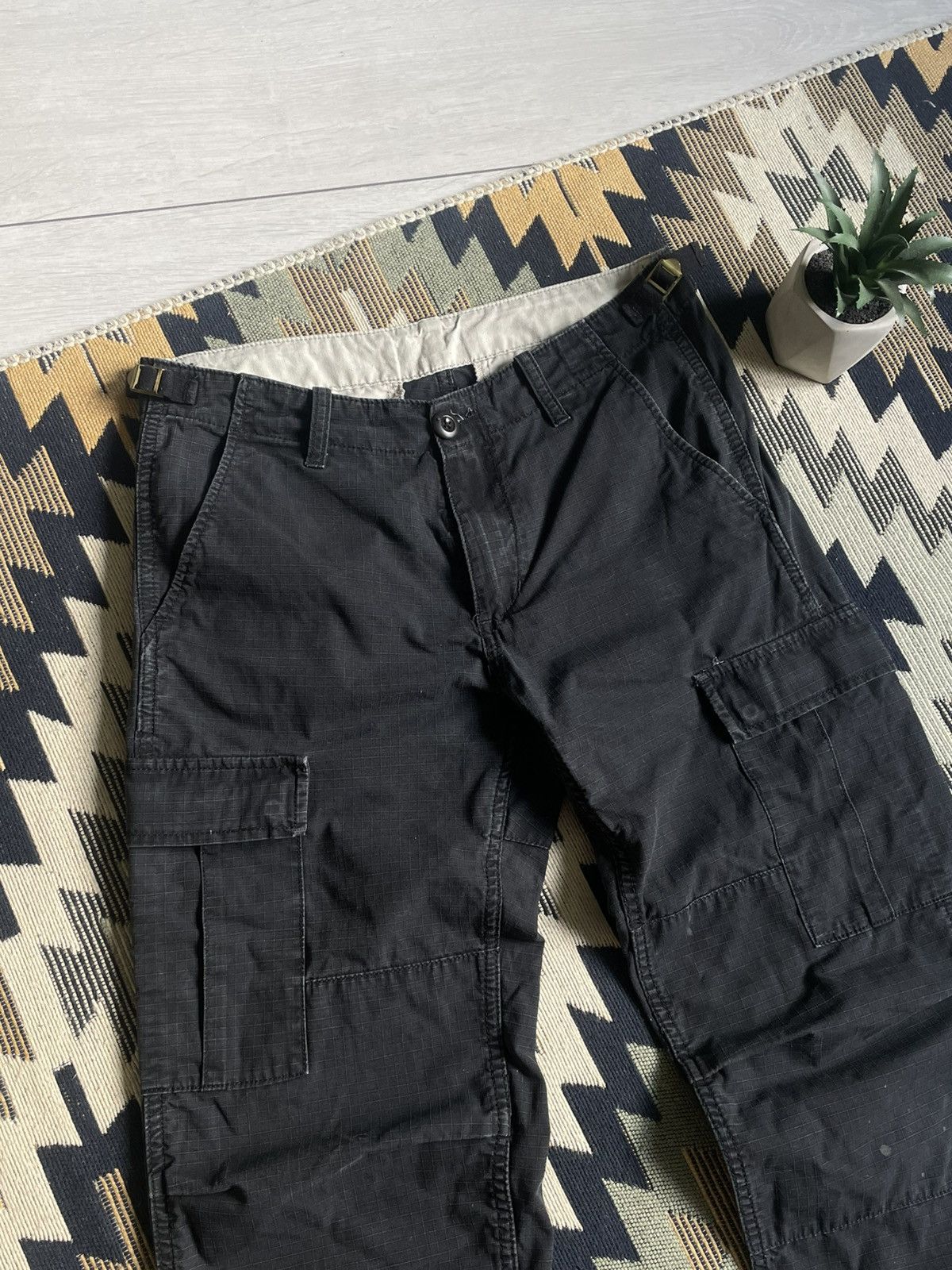 Carhartt × Vintage Vintage Carhartt Cargo Y2K Distressed Aviation Pants Size US 28 / EU 44 - 7 Thumbnail