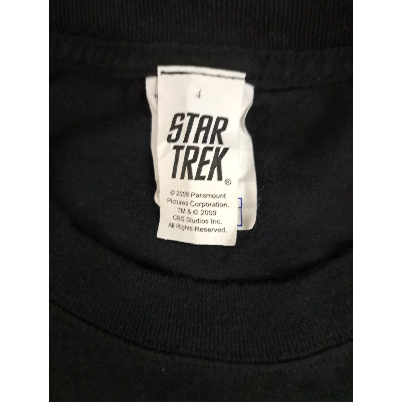 Vintage VINTAGE Star Trek T-Shirt XL Black Graphic Print Spock Movie 2009 Unisex Adults Short Sleeve Boys/Mens Womens Size US XL / EU 56 / 4 - 4 Thumbnail