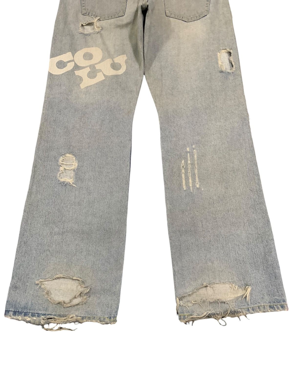 14th Addiction Vintage CocoLulu Mud Wash Baggy Distressed Grunge Jeans Size US 33 - 16 Thumbnail