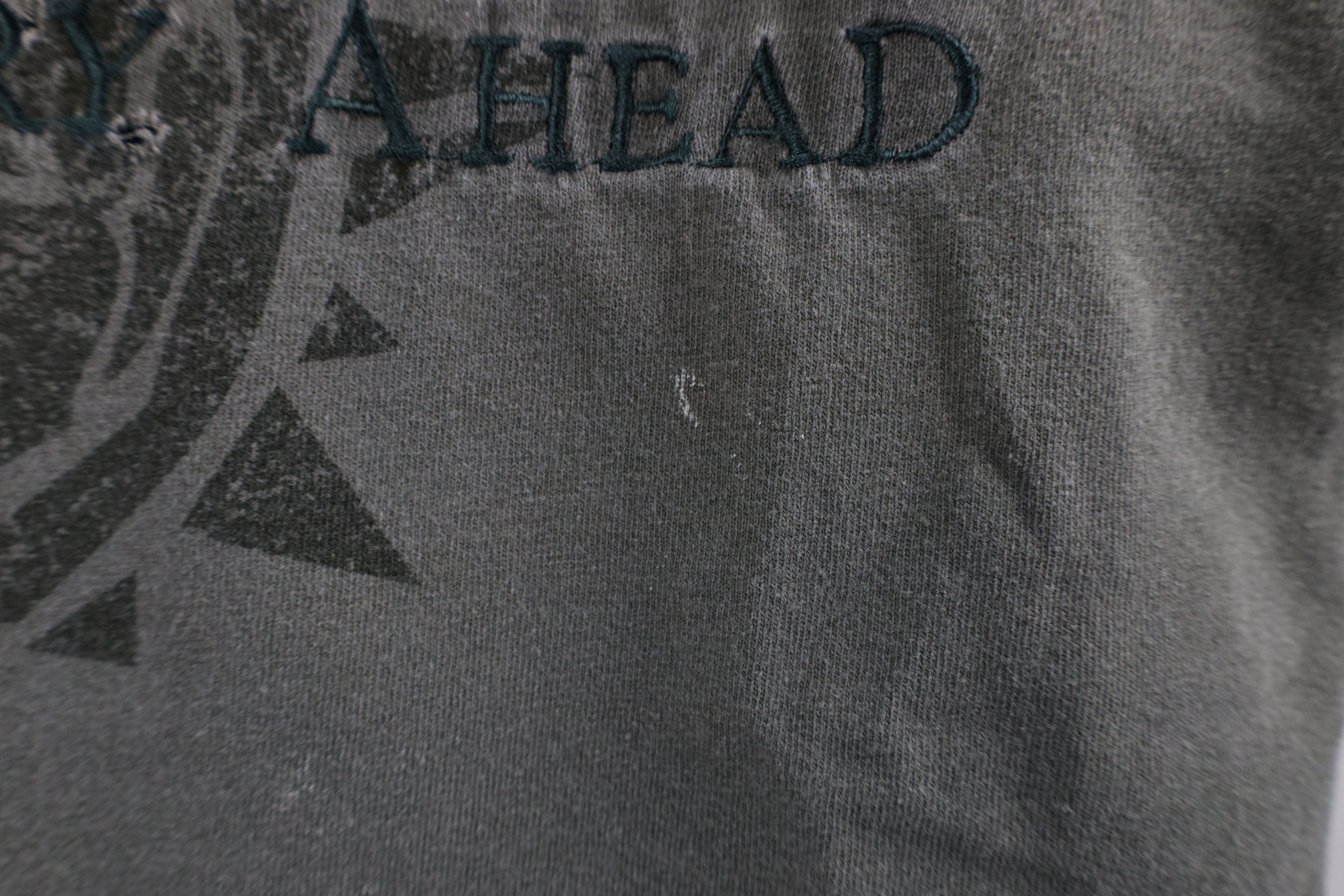 Vintage Vintage 90s The Territory Ahead Tribal Sun T-Shirt Green USA Size US S / EU 44-46 / 1 - 6 Thumbnail