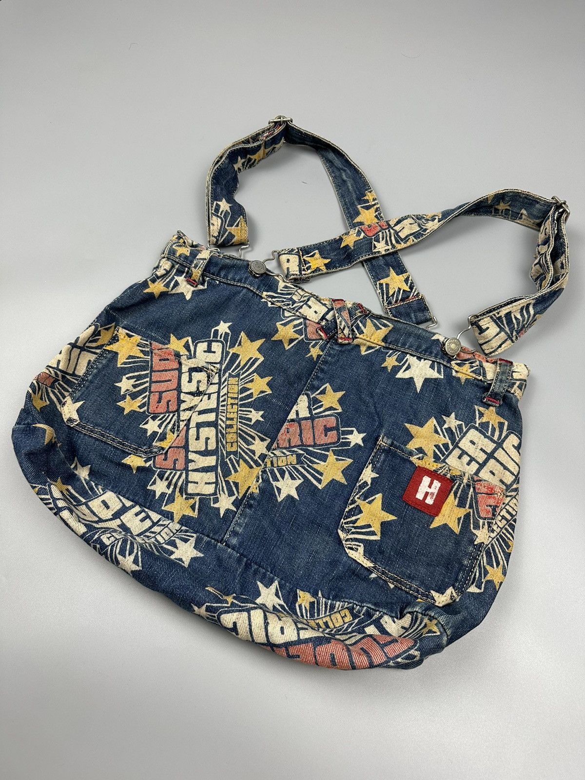 Hysteric Glamour × Japanese Brand 🔥Rare🔥Vintage Hysteric Glamour Stars Sling/Tote Bags Size ONE SIZE - 2 Thumbnail