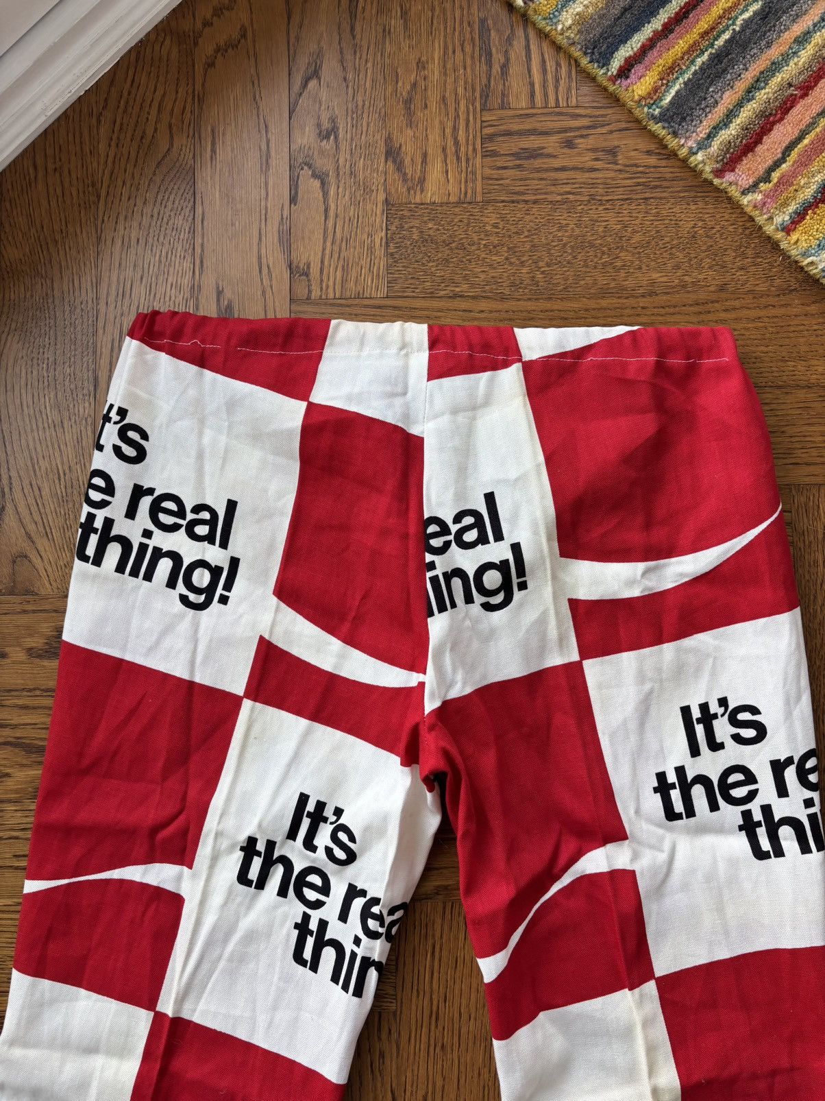 Coca Cola × Vintage 1970s Coca-Cola Trousers True Vintage Checker Plaid Flared Size US 36 / EU 52 - 10 Thumbnail