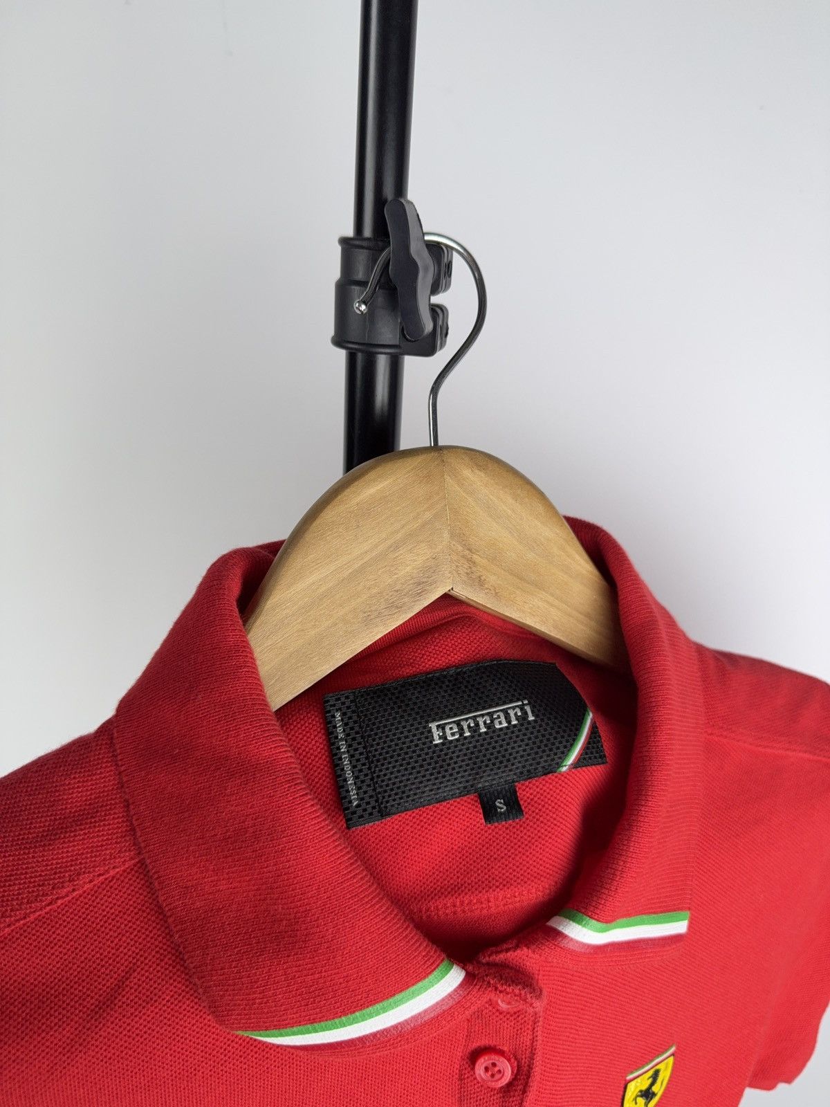 Ferrari × Vintage Ferrari Red Polo Shirt S Official Scuderia Italy Racing Size S / US 4 / IT 40 - 7 Thumbnail