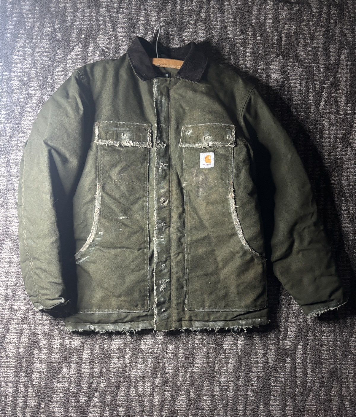 Carhartt × Vintage Carhartt dark green lightly thrashed c03 Size US S / EU 44-46 / 1 - 1 Thumbnail