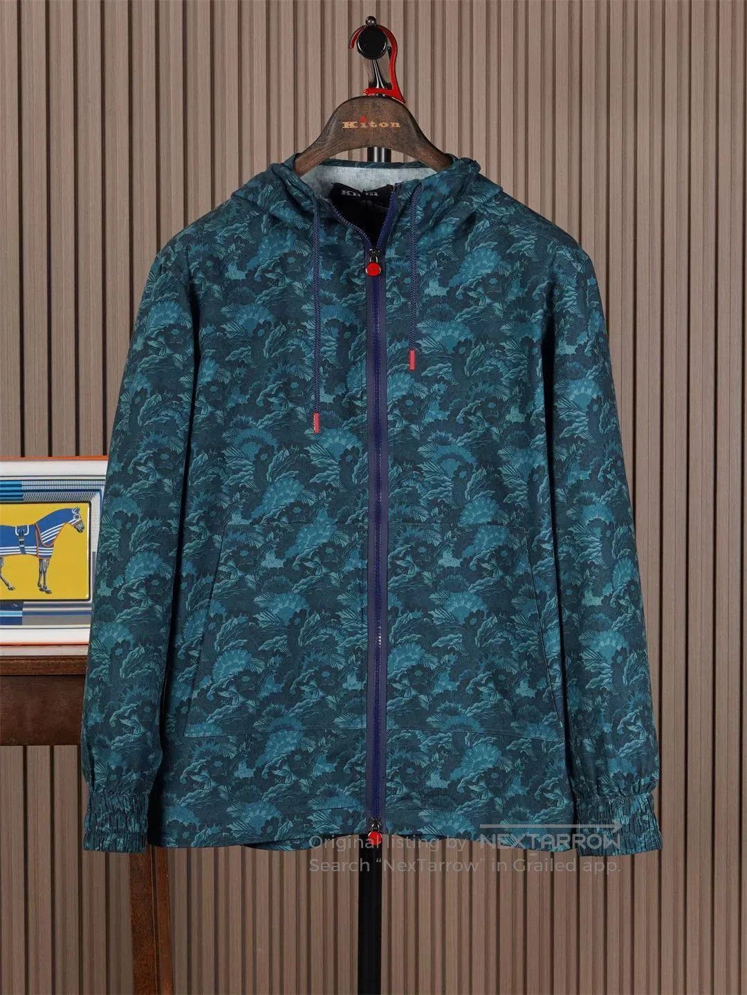 Kiton Kiton Cotton Hooded Jacket for Casual Wear. Size US M / EU 48-50 / 2 - 1 Thumbnail