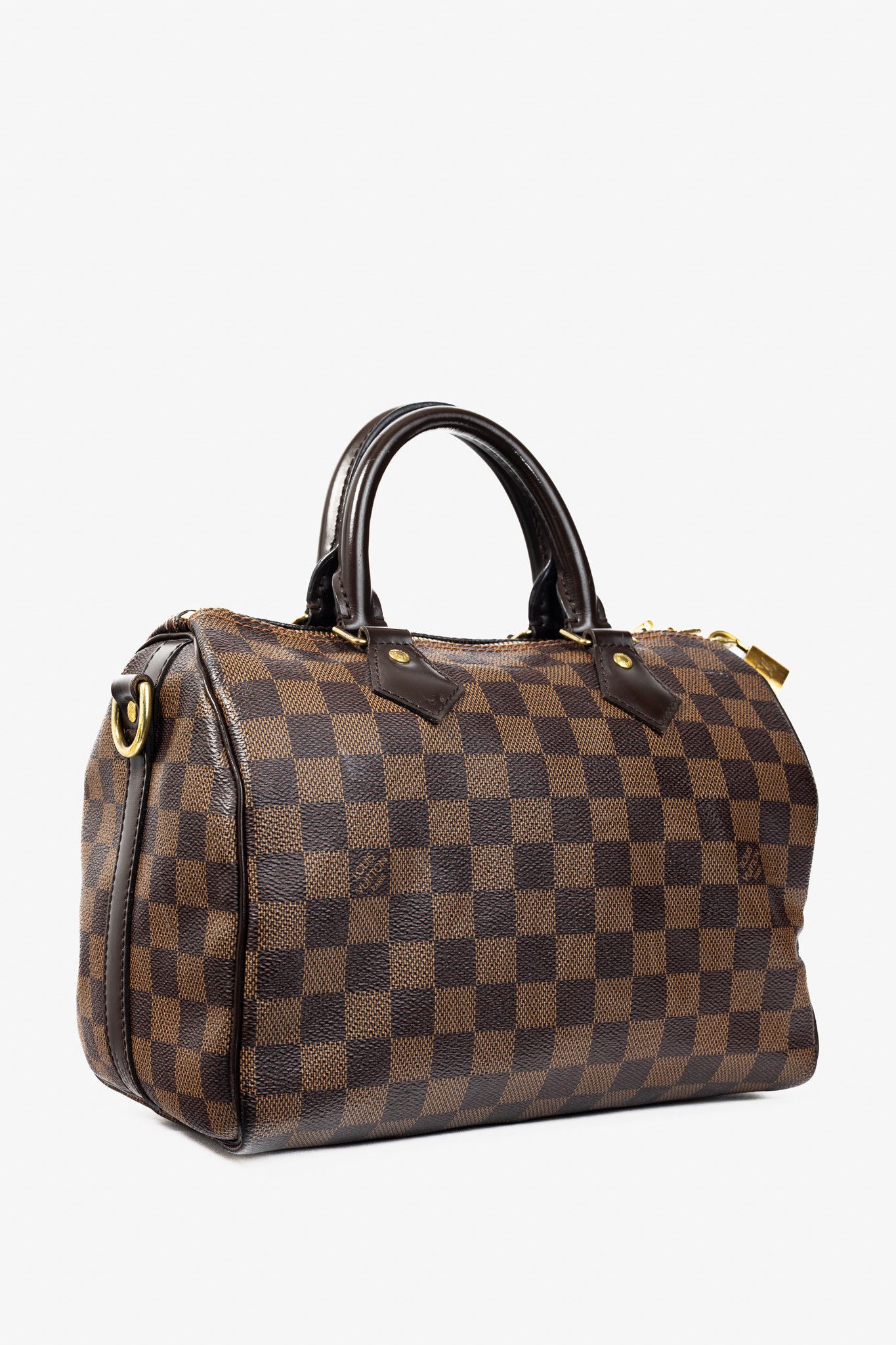 Louis Vuitton Louis Vuitton Speedy Bandouliere 25 Damier Ebene Canvas Bag Size ONE SIZE - 2 Thumbnail
