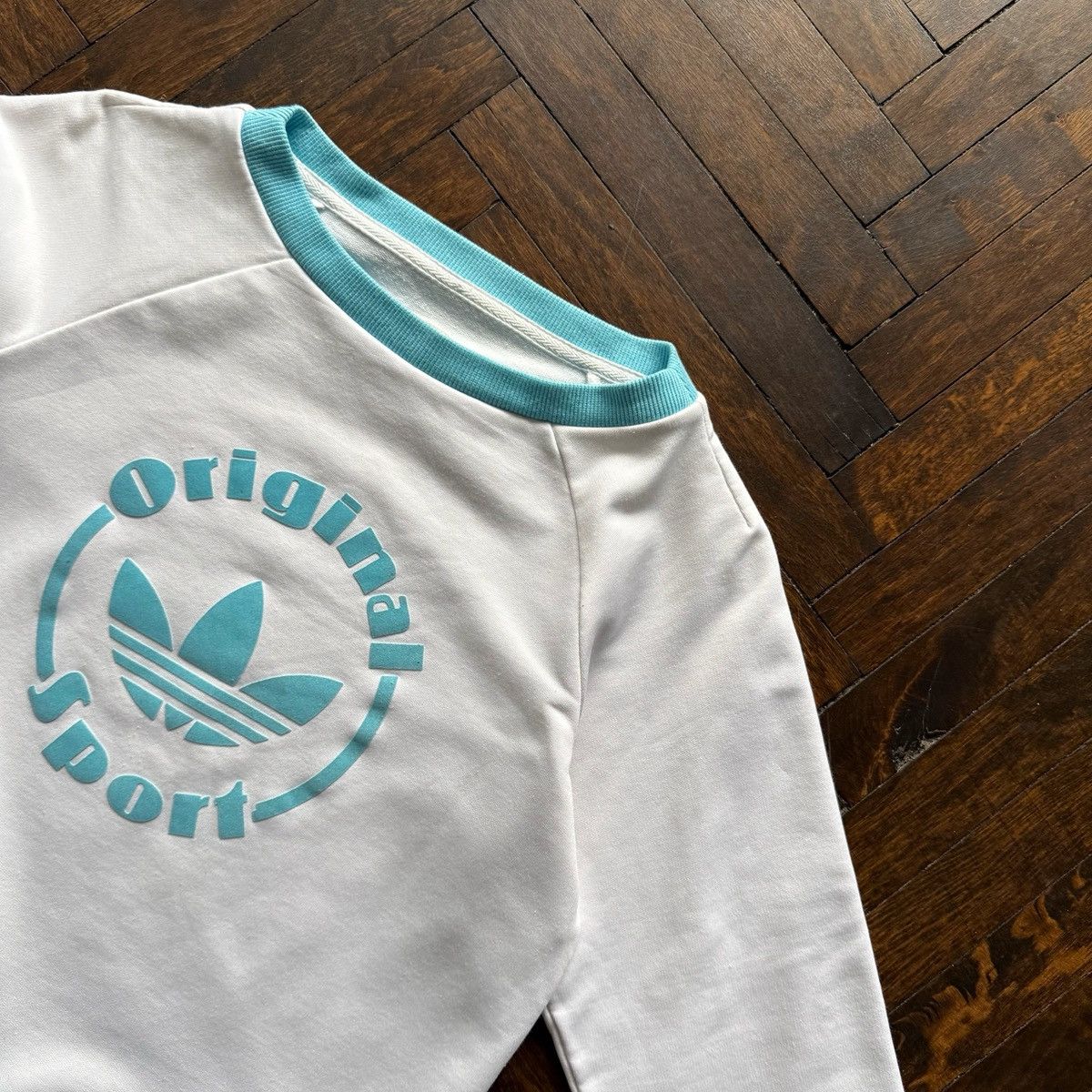 Adidas Adidas Originals Womens Vintage 00s Sweatshirt Trefoil Logo Size M / US 6-8 / IT 42-44 - 3 Thumbnail