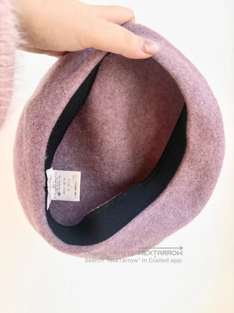 Vivienne Westwood Vivienne Westwood Pink Saturn Graffiti Embroidered Beret Size ONE SIZE - 7 Thumbnail