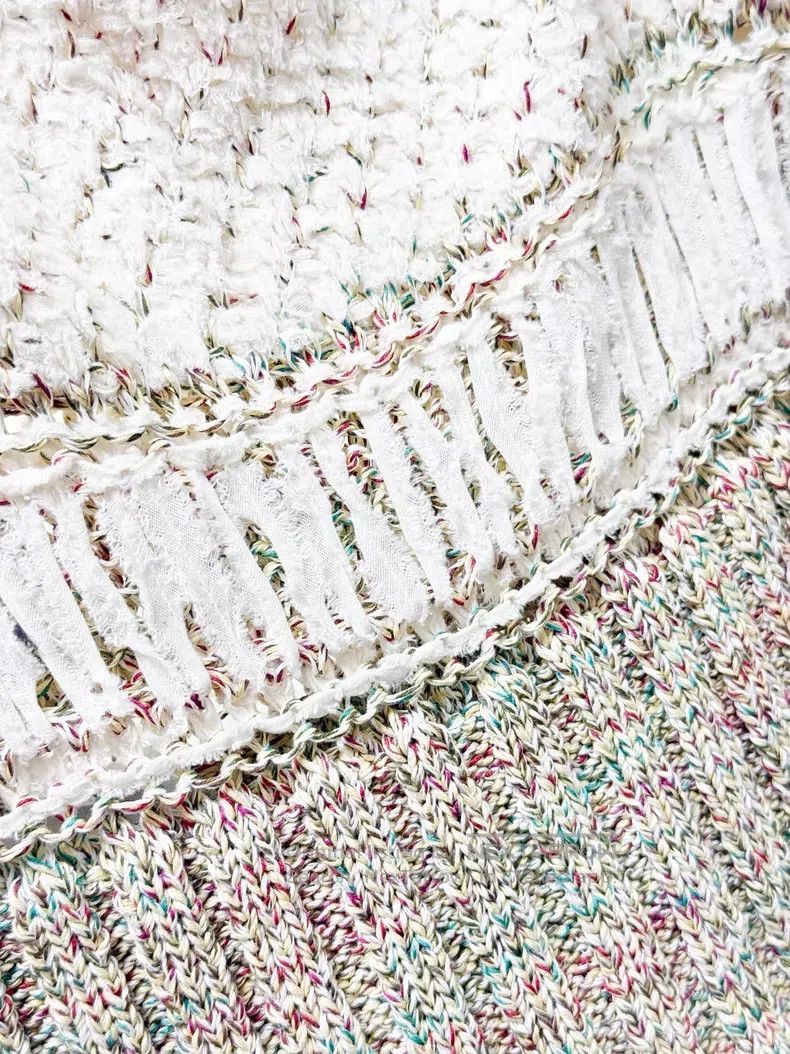 Chanel Chanel Knitted dress with multi-color thread suspender Size XS / US 0-2 / IT 36-38 - 4 Thumbnail