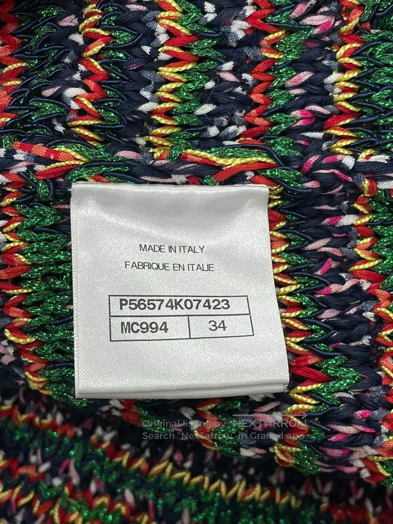 Chanel Chanel Data Centre Series Colourful Woven Long Hooded Vest Size XXS / US 00 / IT 34 - 5 Thumbnail