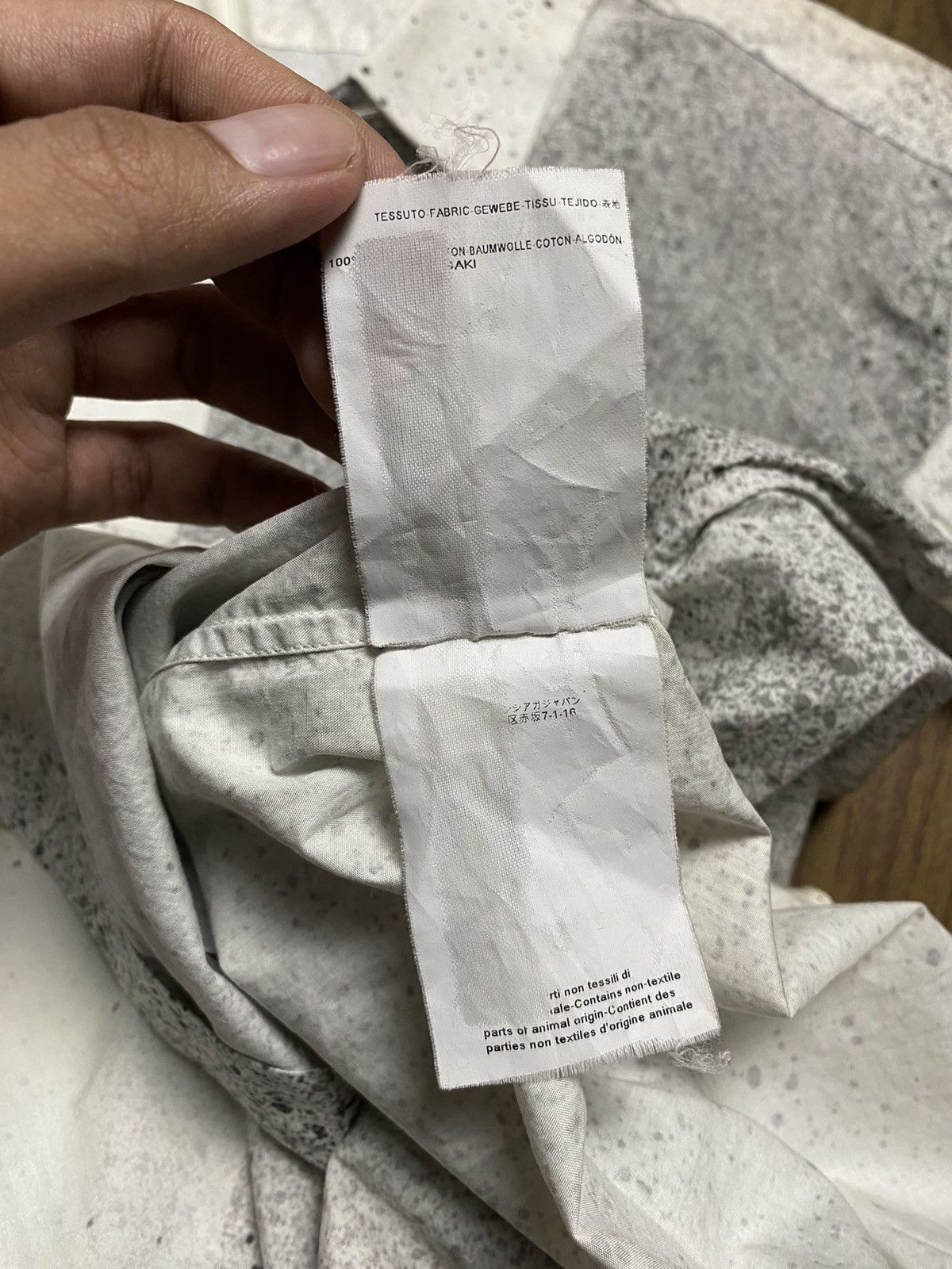 Balenciaga 2014 Balenciaga Sprayed Painter Shirt Size US M / EU 48-50 / 2 - 6 Thumbnail