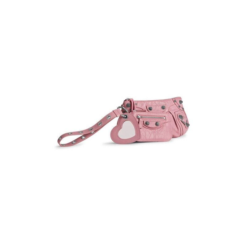 Balenciaga o1tr1nto1225 Size: OS / Le Cagole Mini Multipouch in Pink Size ONE SIZE - 3 Thumbnail