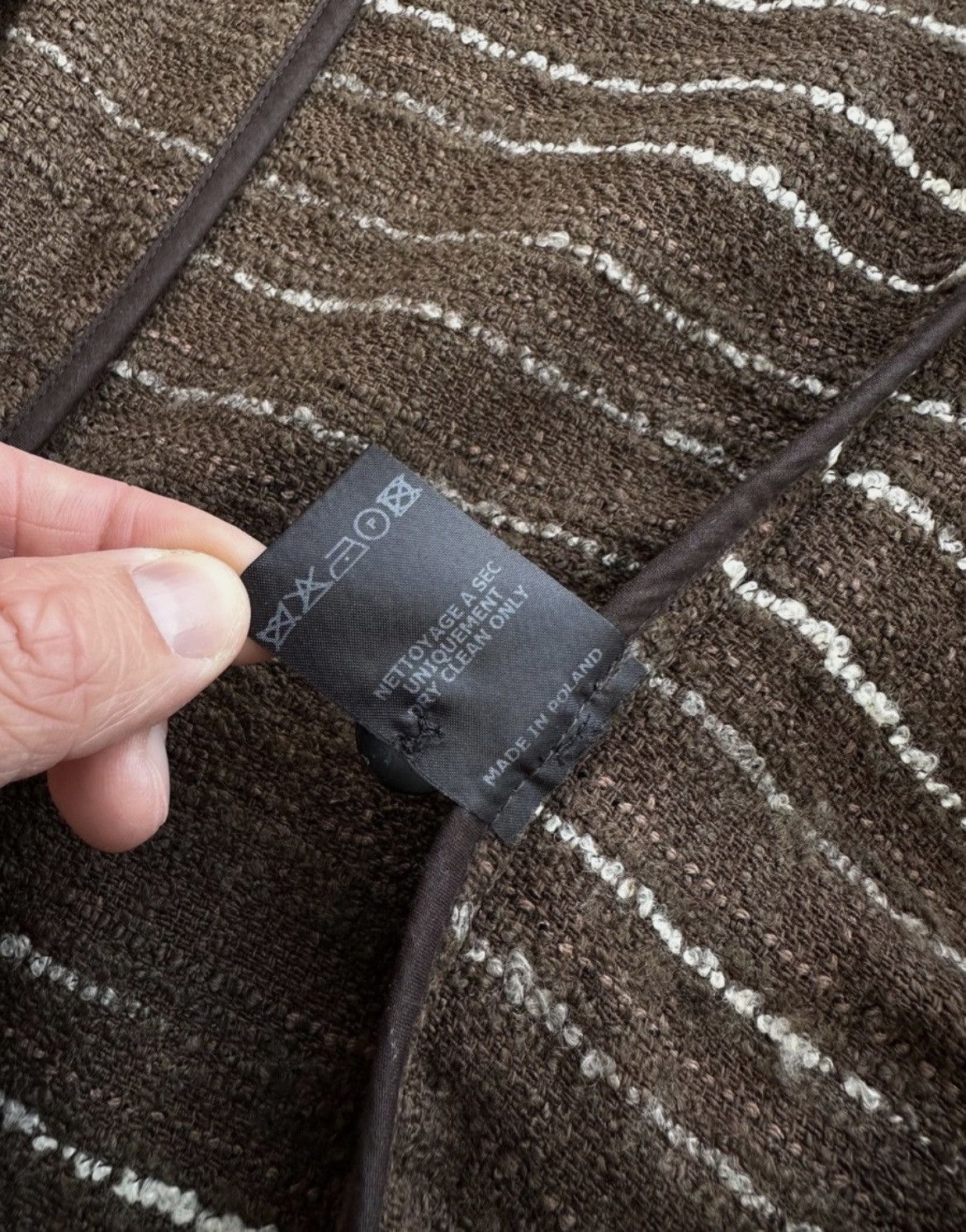 Isabel Marant Etoile Isabel Marant Étoile Tweed Jacket Brown Raw Edge Sz M Size M / US 6-8 / IT 42-44 - 4 Thumbnail