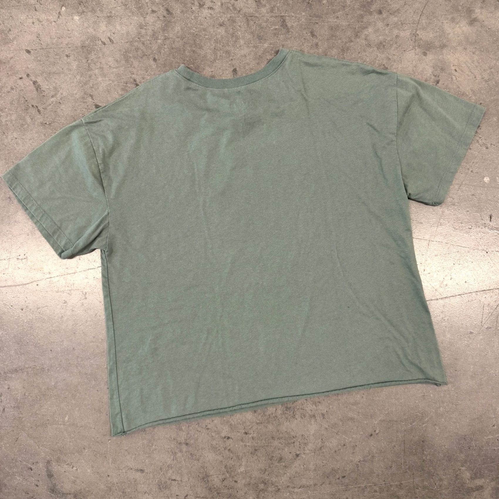 Vintage VINTAGE Yellowstone Graphic Tee Crop XXL Women's T-Shirt Sage Green Crew Neck Short Sleeve Graphic 2XL Size XXL / US 16-18 / IT 52-54 - 2 Thumbnail