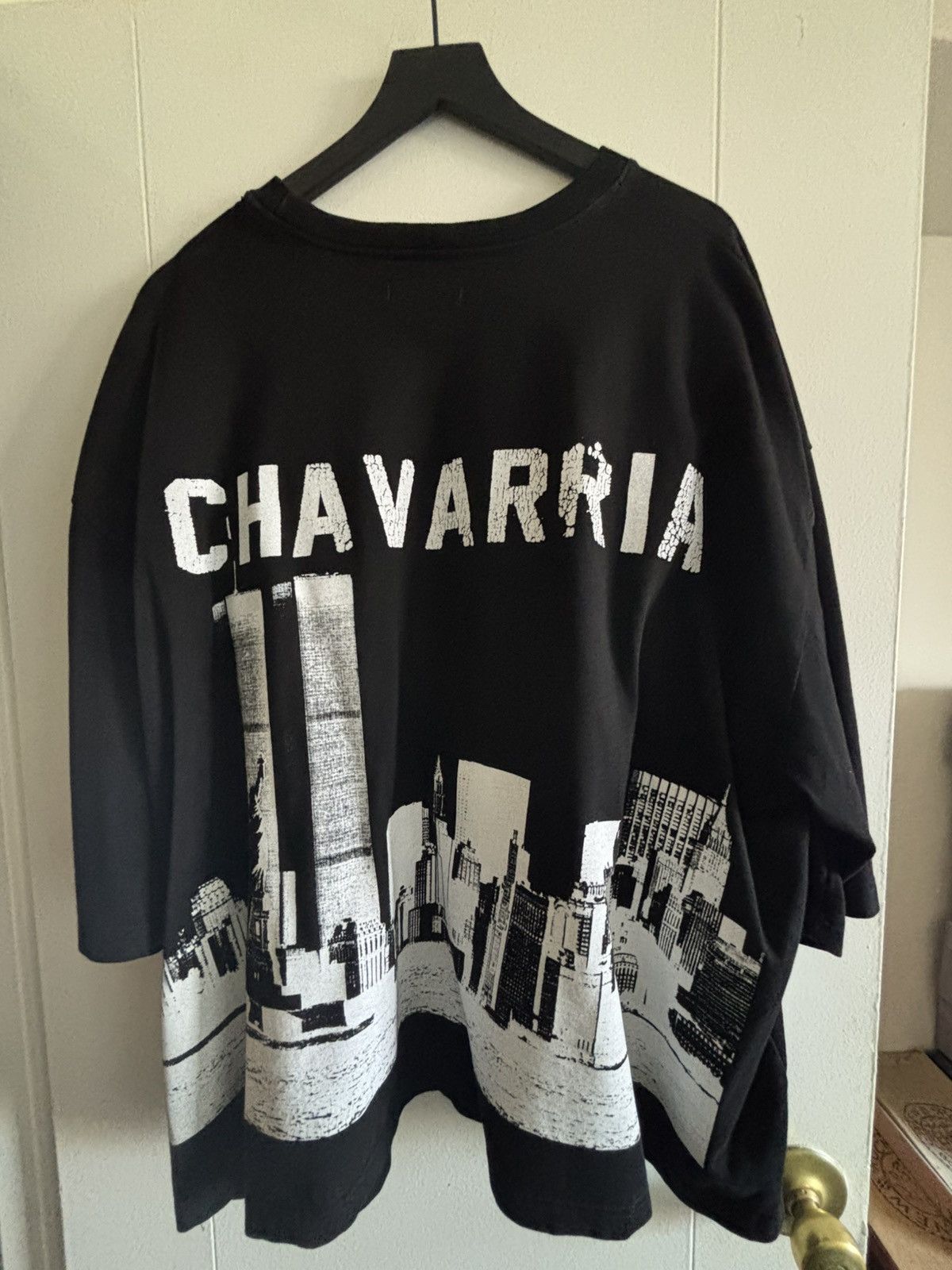 Willy Chavarria WILLY CHAVARRIA OVERSIZED CROP BOXY FIT T-SHIRT Size US XL / EU 56 / 4 - 2 Thumbnail