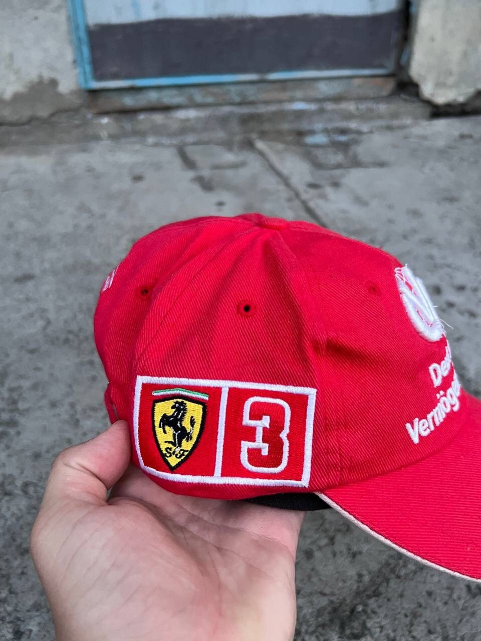 Ferrari × Vintage Vintage Ferrari Raicing F1 2000s Michael Schumacher Cap Hat Size ONE SIZE - 4 Thumbnail