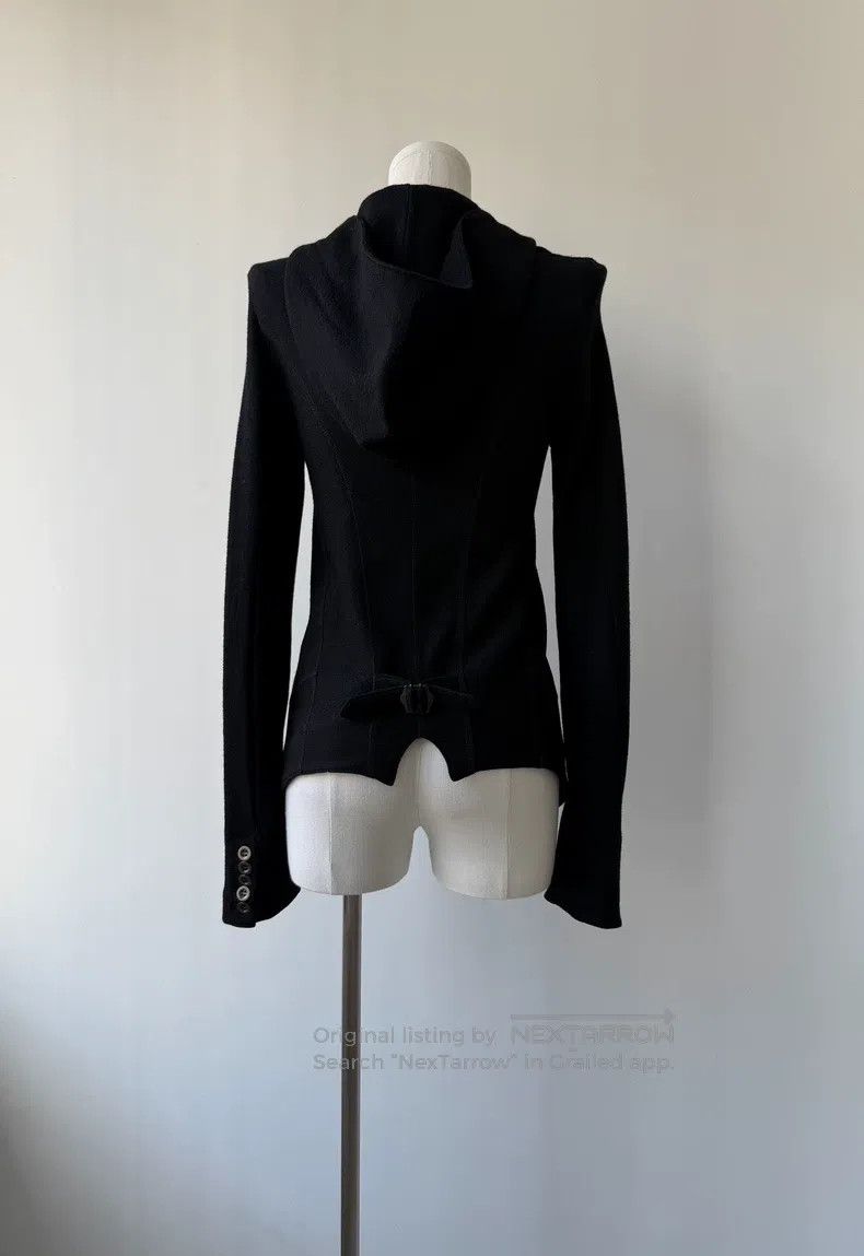 Yohji Yamamoto Yohji Yamamoto 08 AW Red Label Shaped Wool Hooded Suit Jac Size XS / US 0-2 / IT 36-38 - 4 Thumbnail