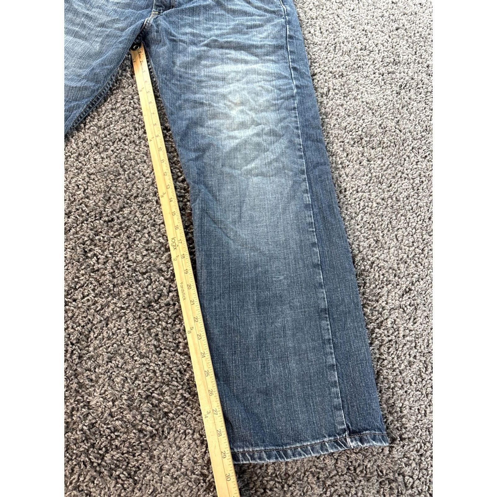 Levi's VINTAGE Levi's Jeans 569 Loose Straight Denim 36x29 Faded Baggy Skater Mens Size US 36 / EU 52 - 2 Thumbnail