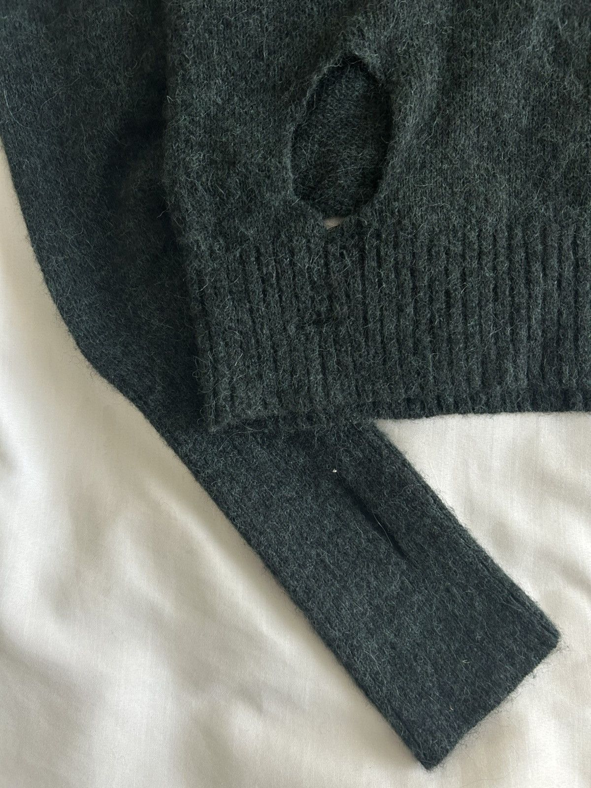 Maison Margiela Maison Margiela MM6 Turtle Neck Sweater Pullover Dark Green Size US L / EU 52-54 / 3 - 2 Thumbnail